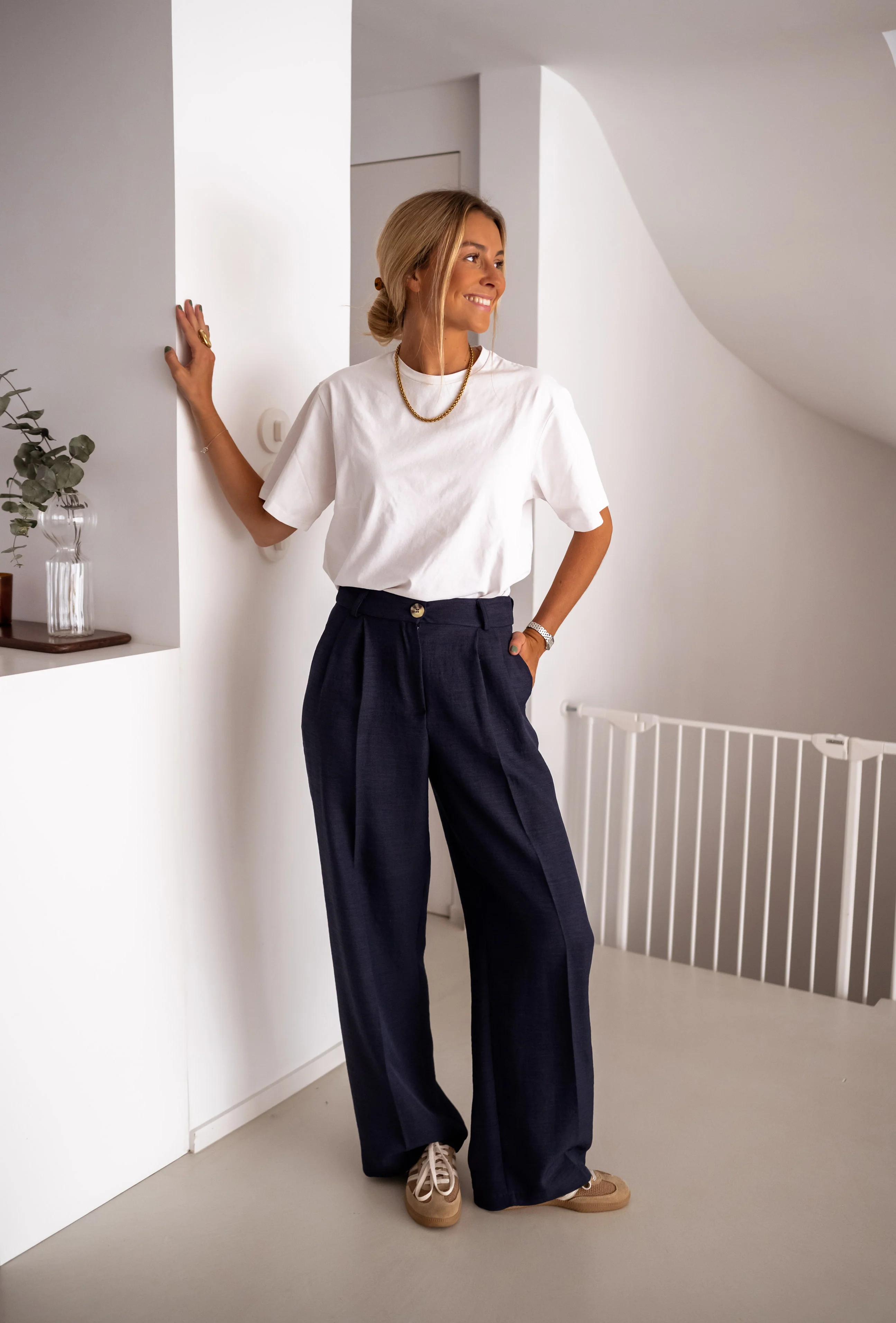 Blue Thaly Pants
