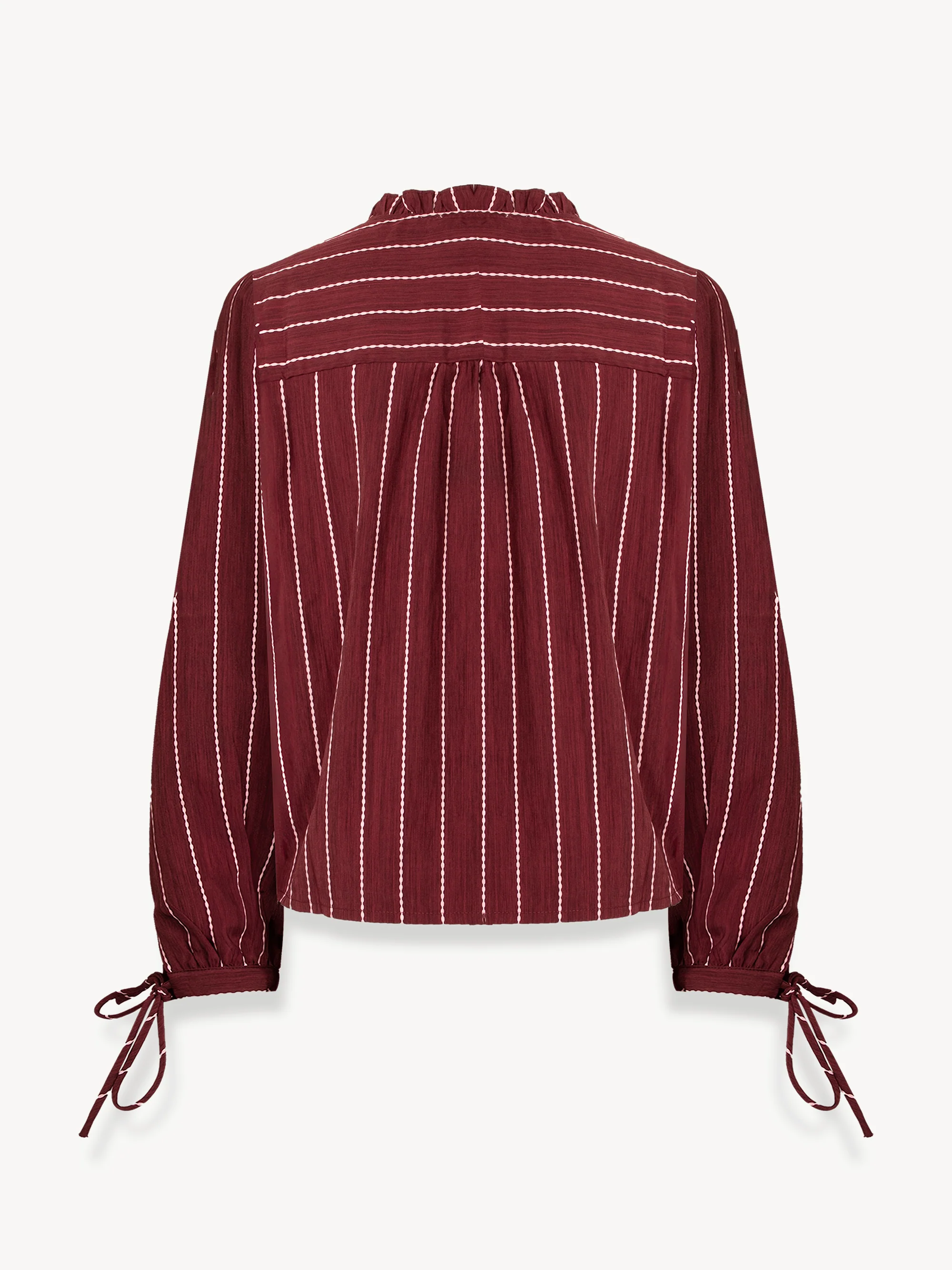 Burgundy Dorli Blouse