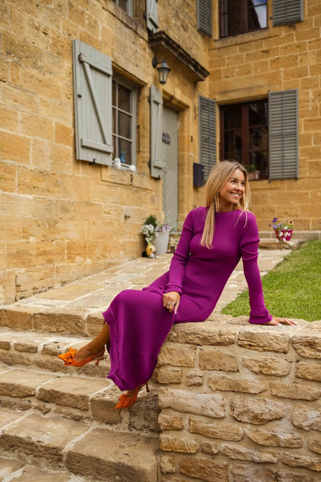 Mauve Zao Dress