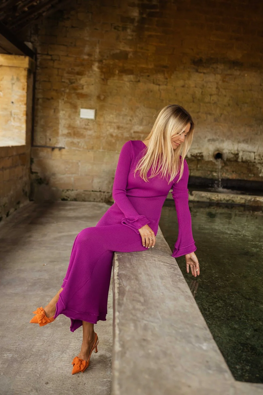 Mauve Zao Dress