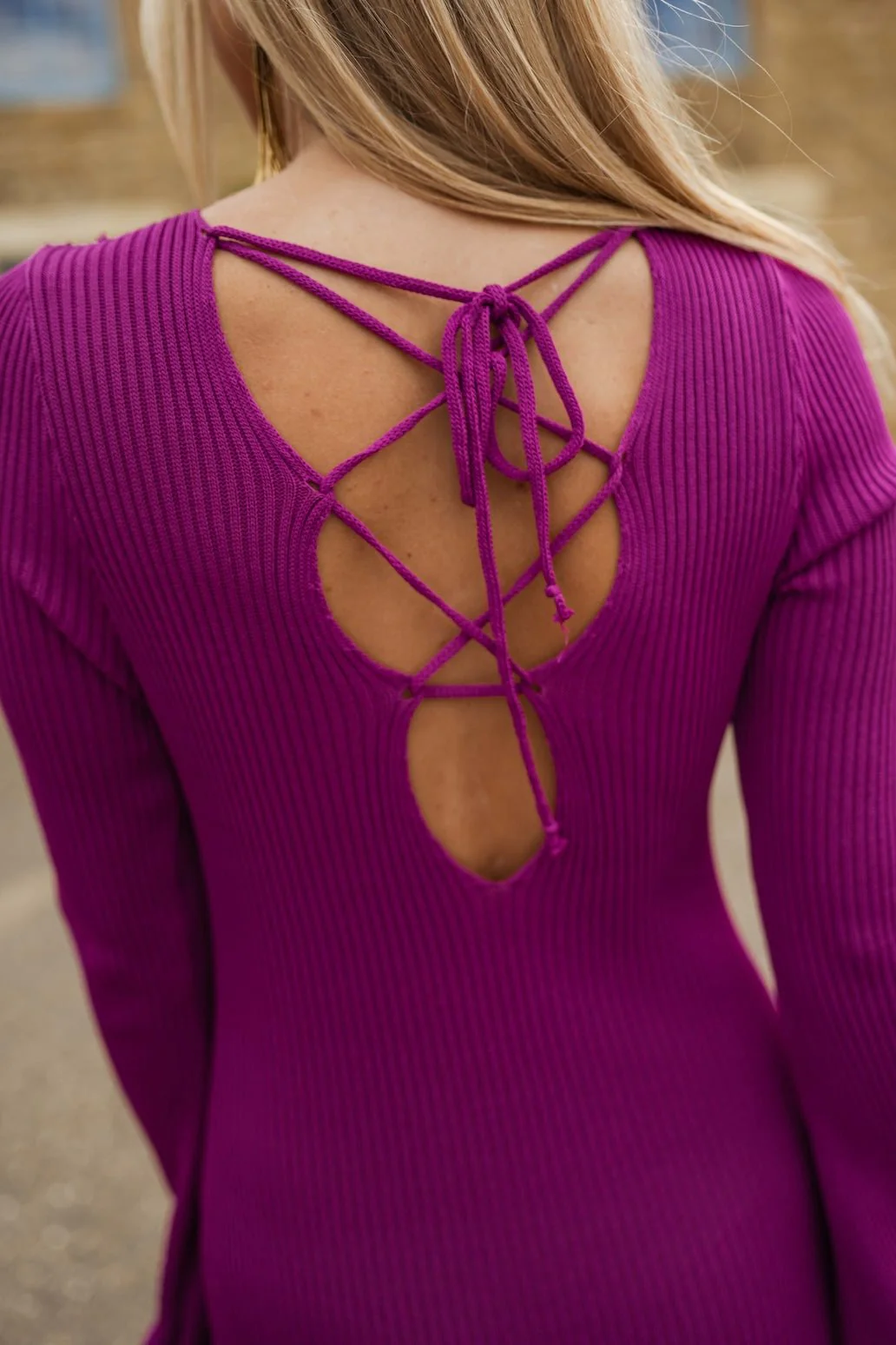 Mauve Zao Dress