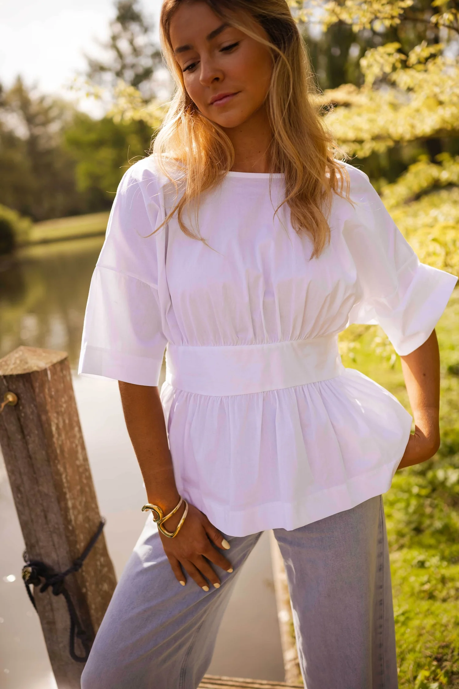 White Jayden Blouse