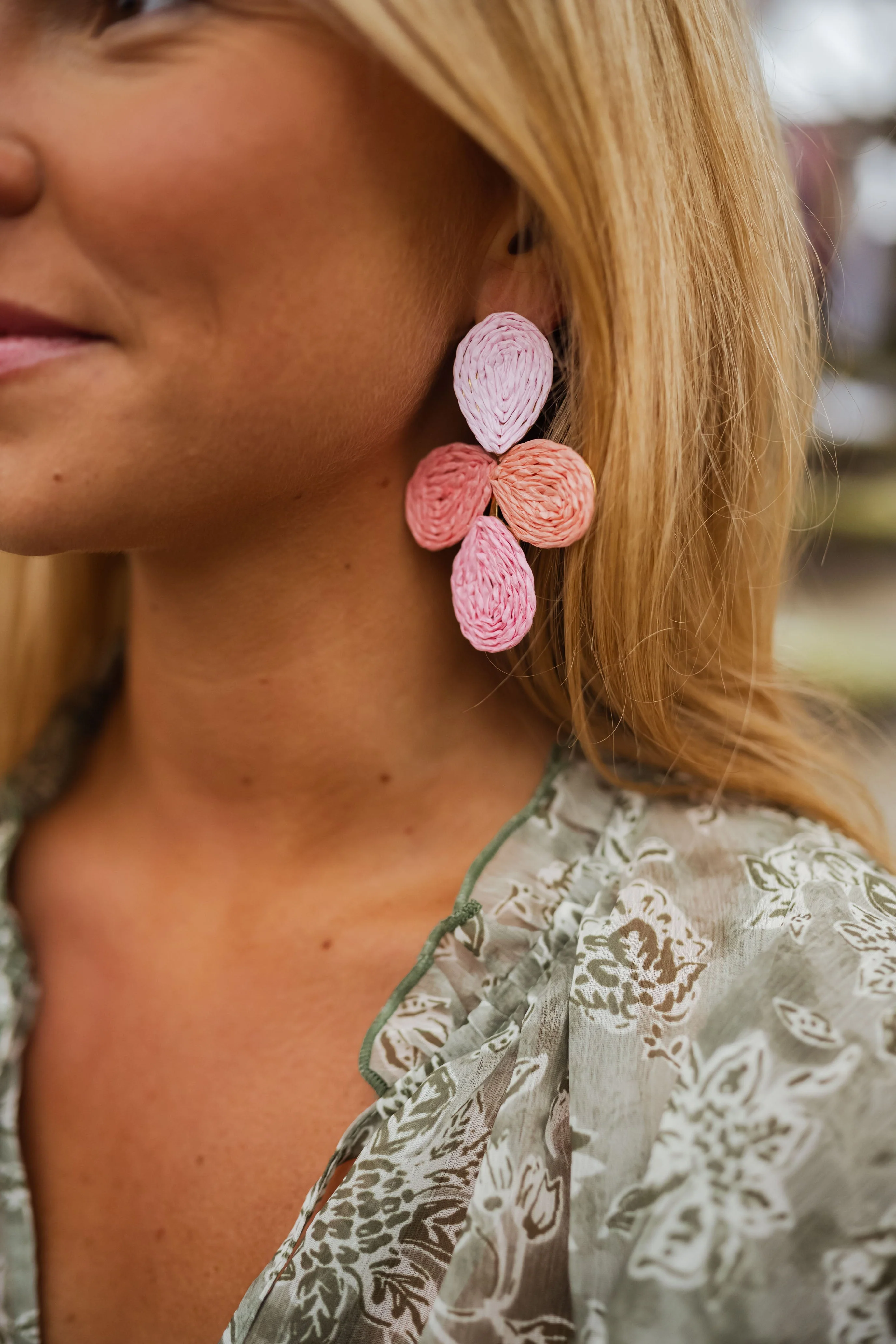 Pink Aniol Earrings