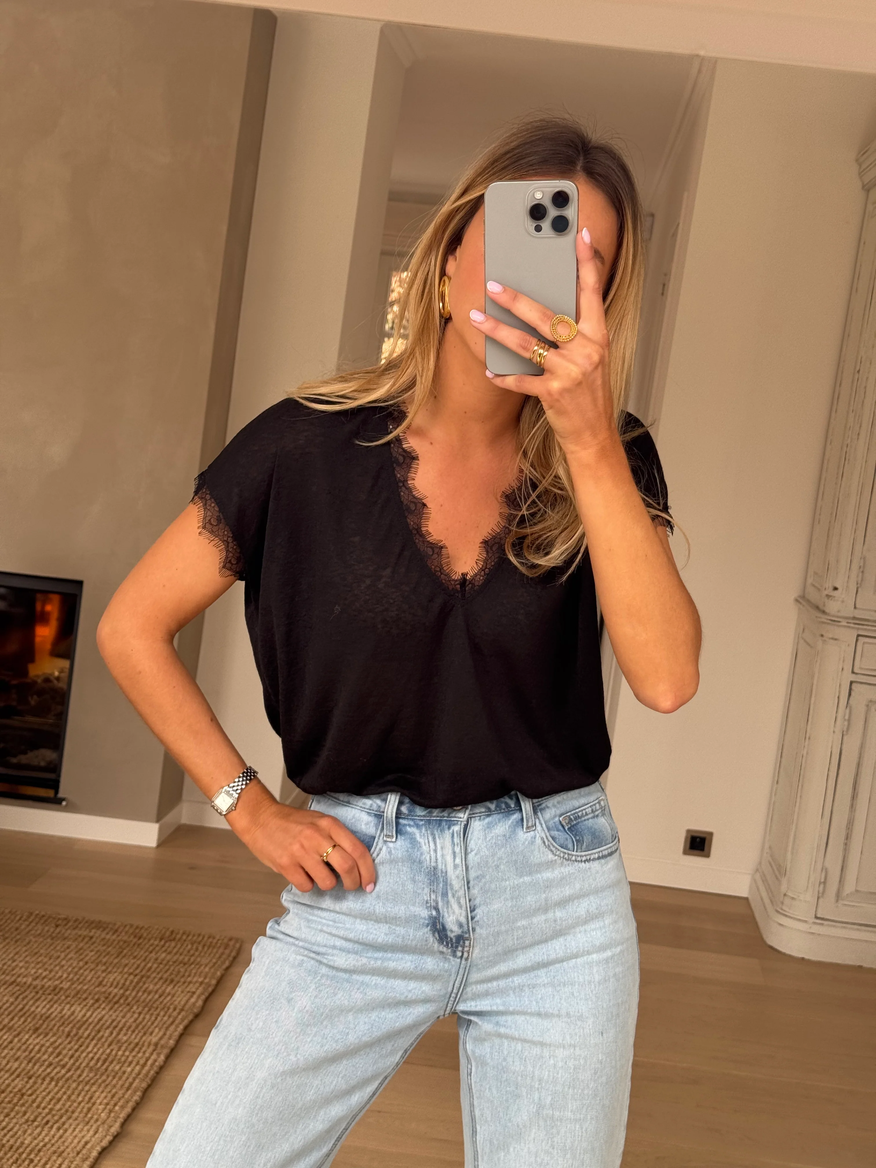 Black Soho T-Shirt