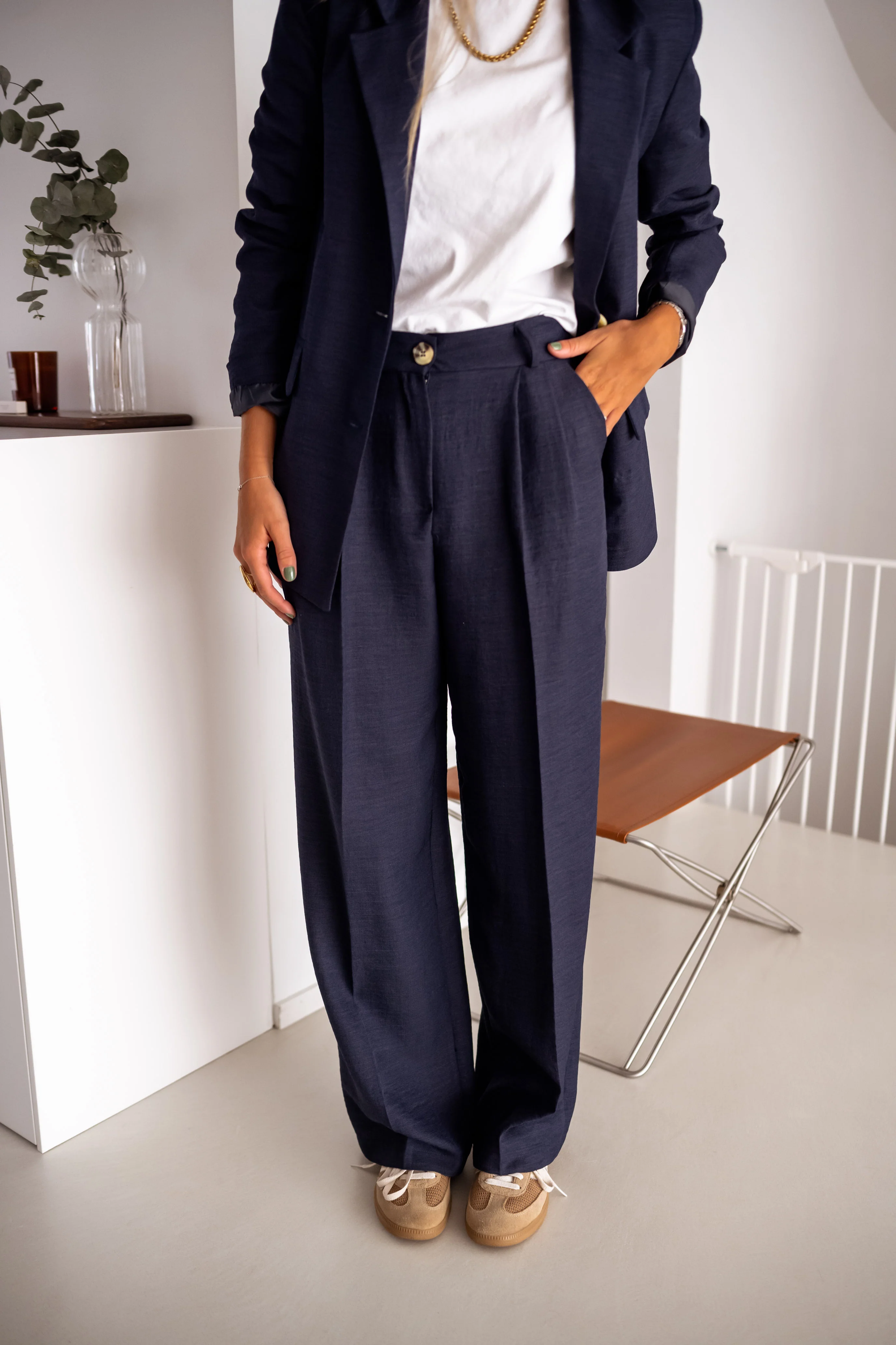 Blue Thaly Pants