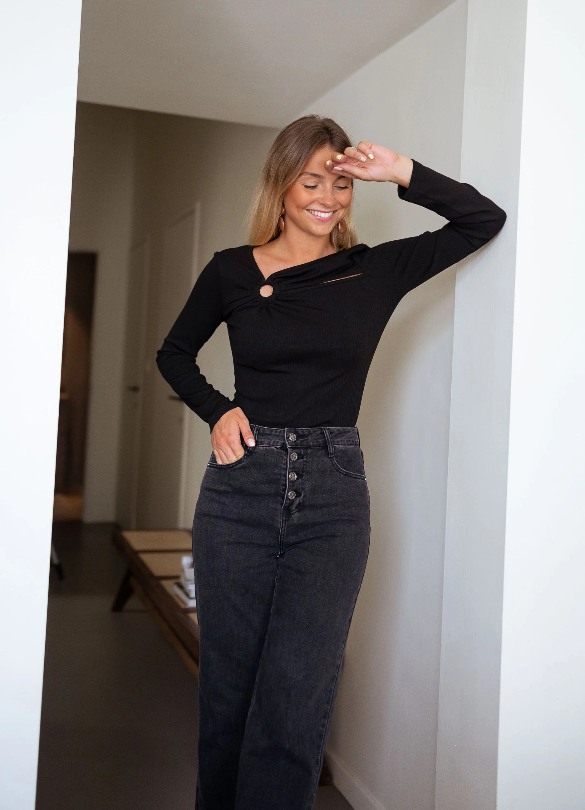 Black Evy Blouse