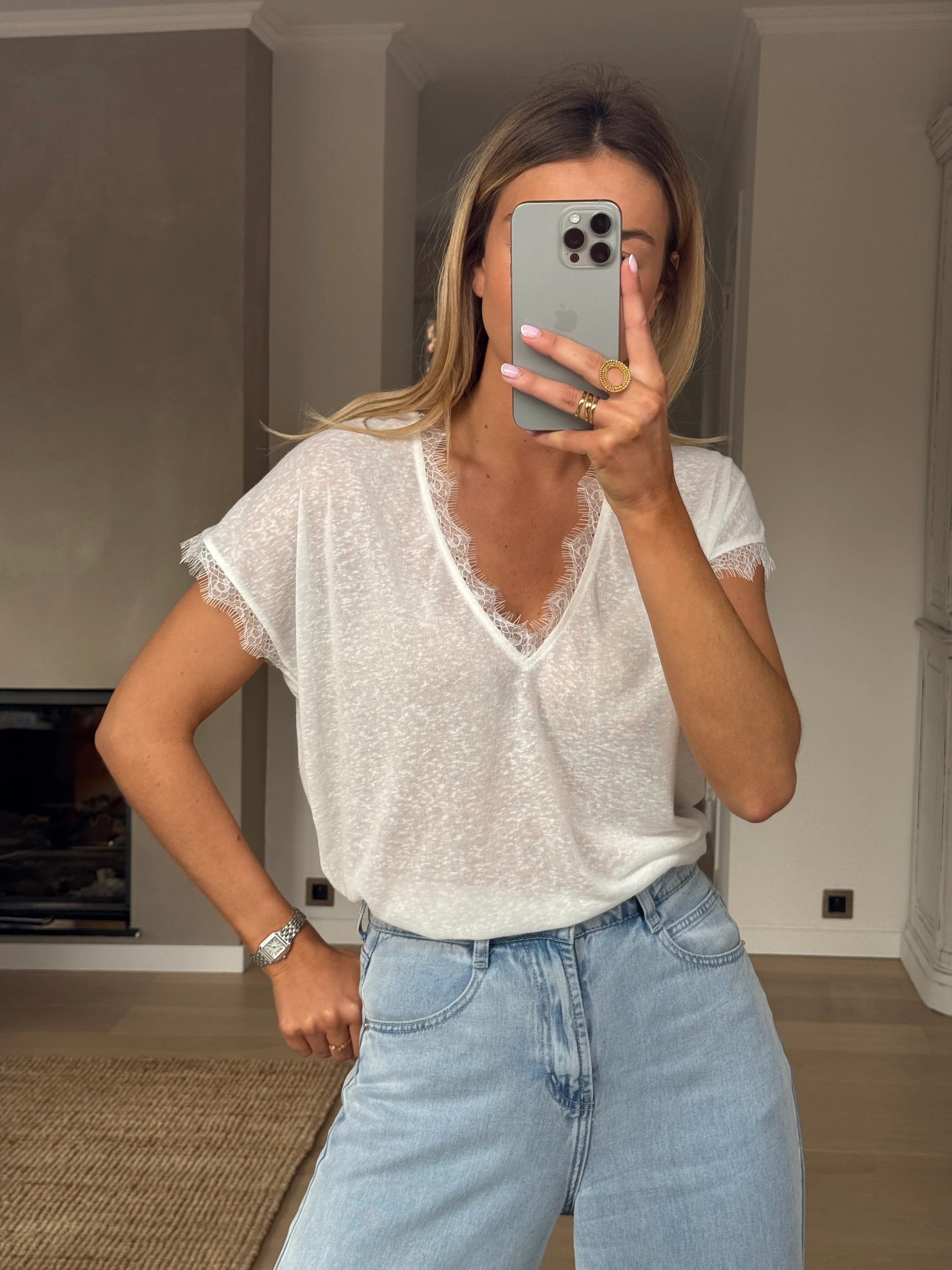White Soho T-Shirt