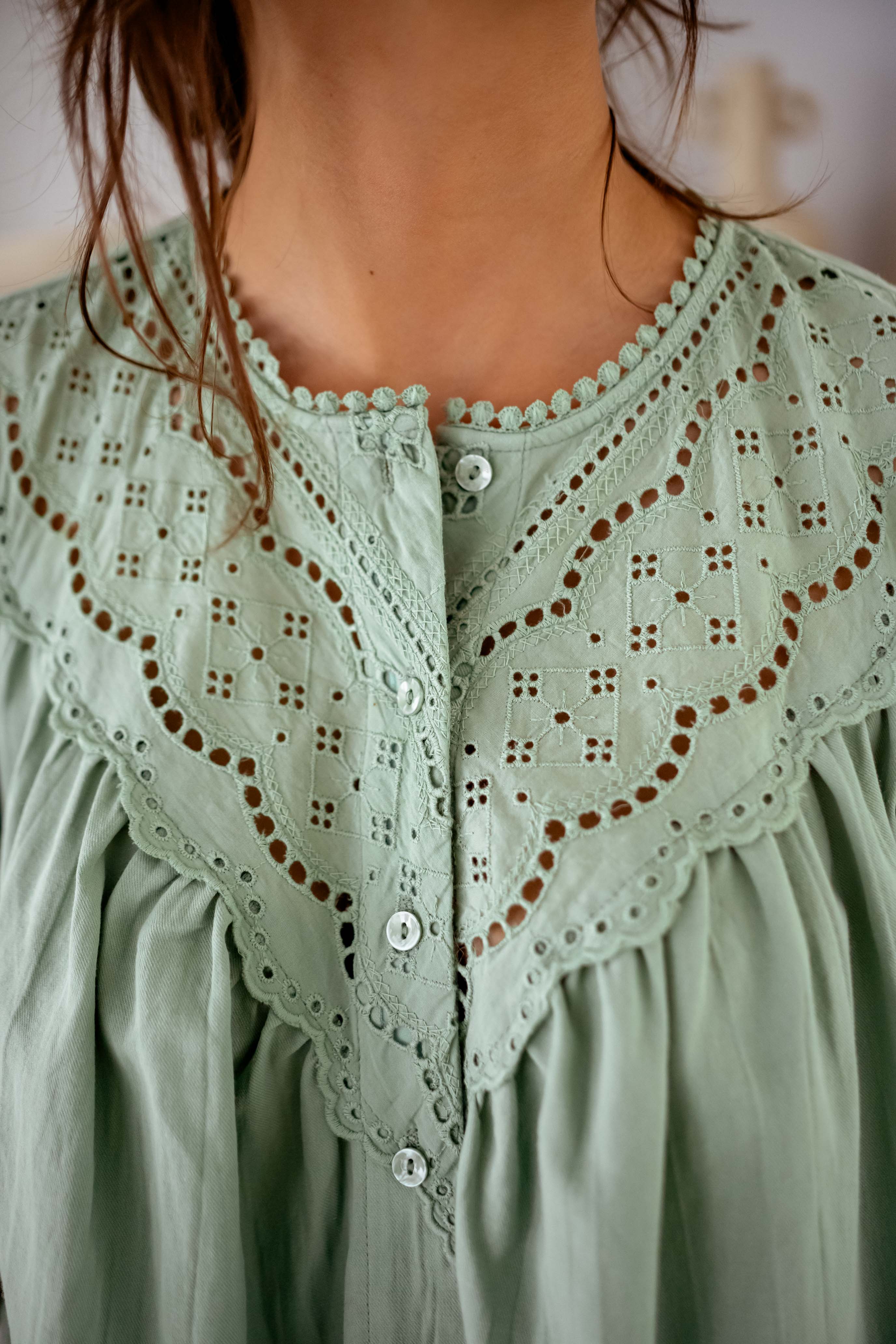 Khaki Fedo Blouse