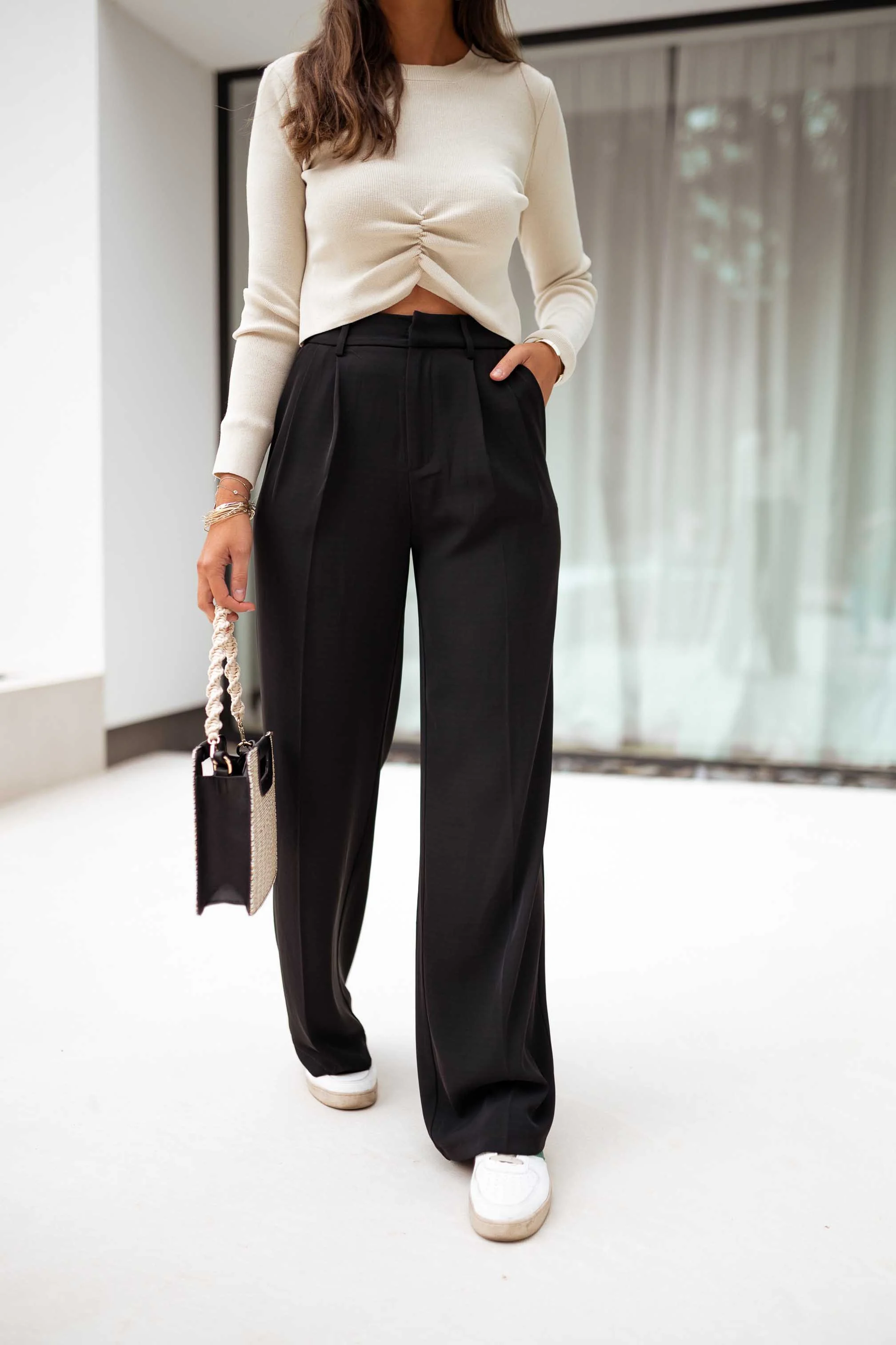 Black Victor Pants