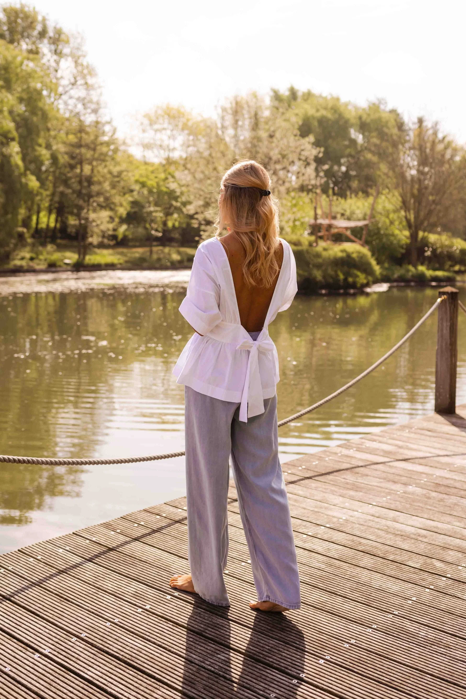 White Jayden Blouse