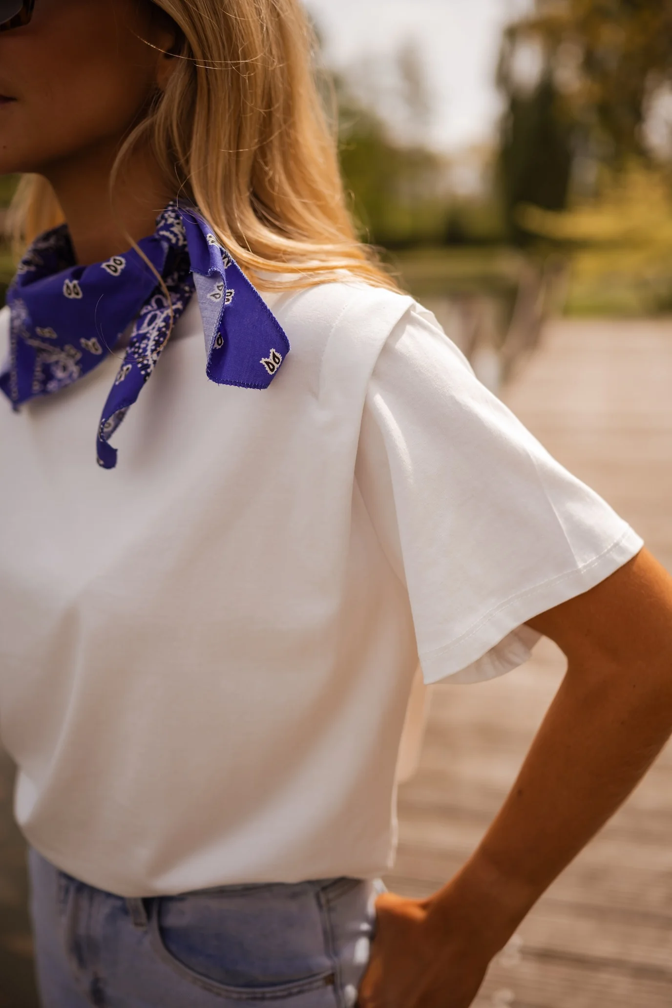 White Bandana T-Shirt