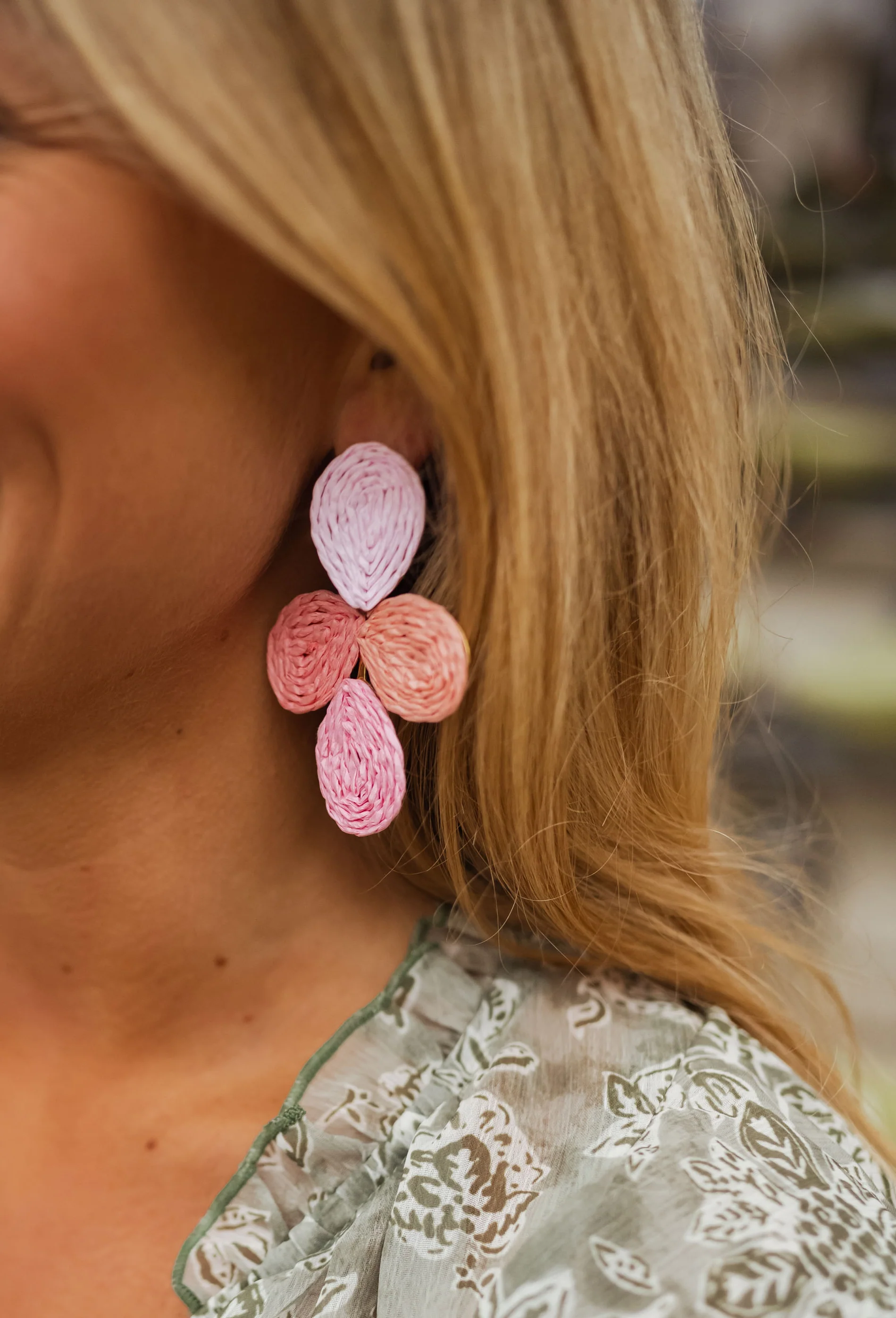 Pink Aniol Earrings