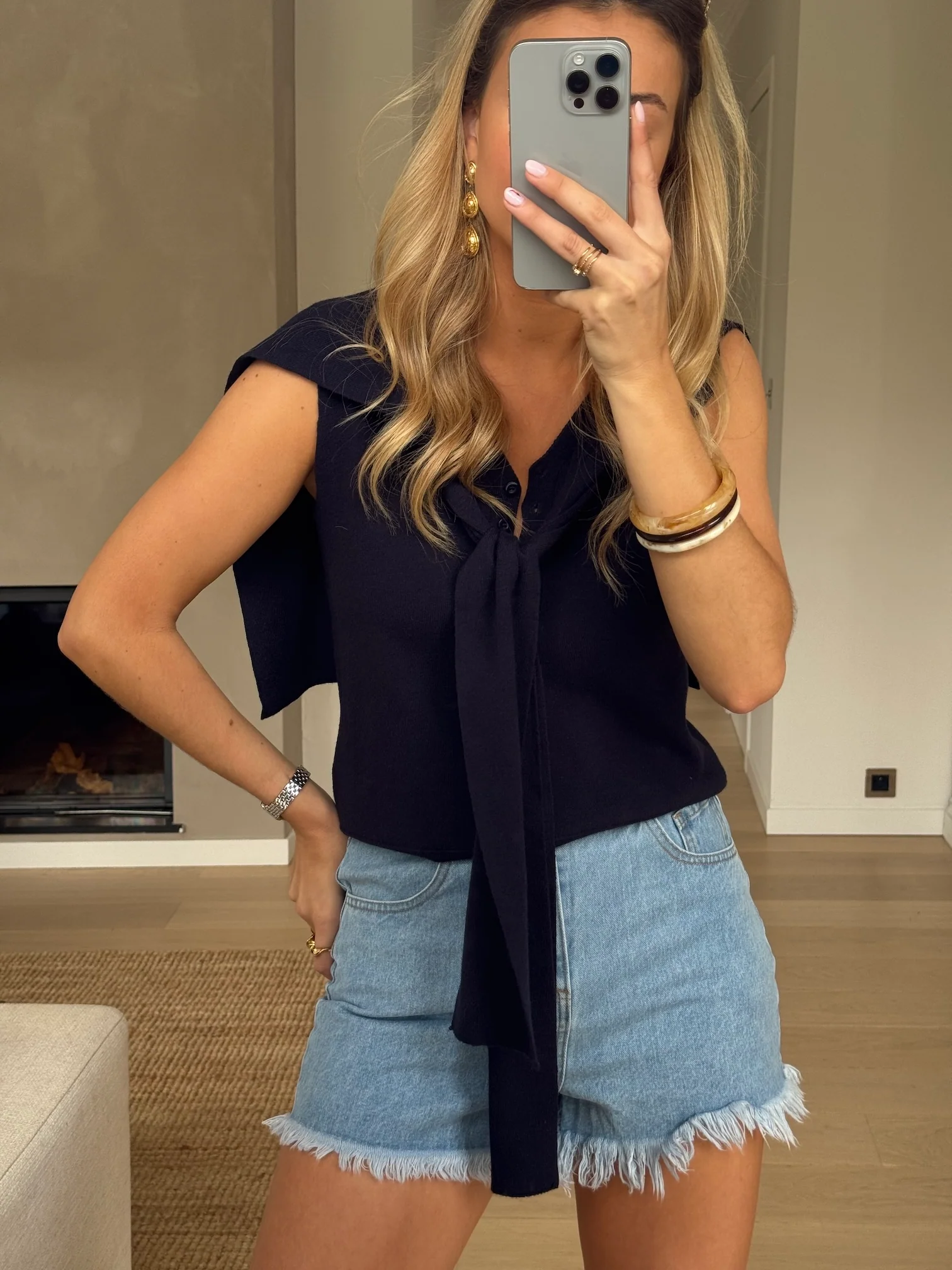 Blue Felicia Top