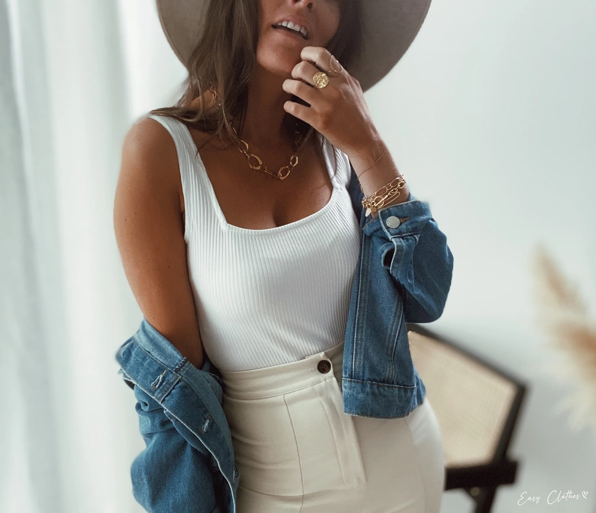 Ecru Miora Bodysuit