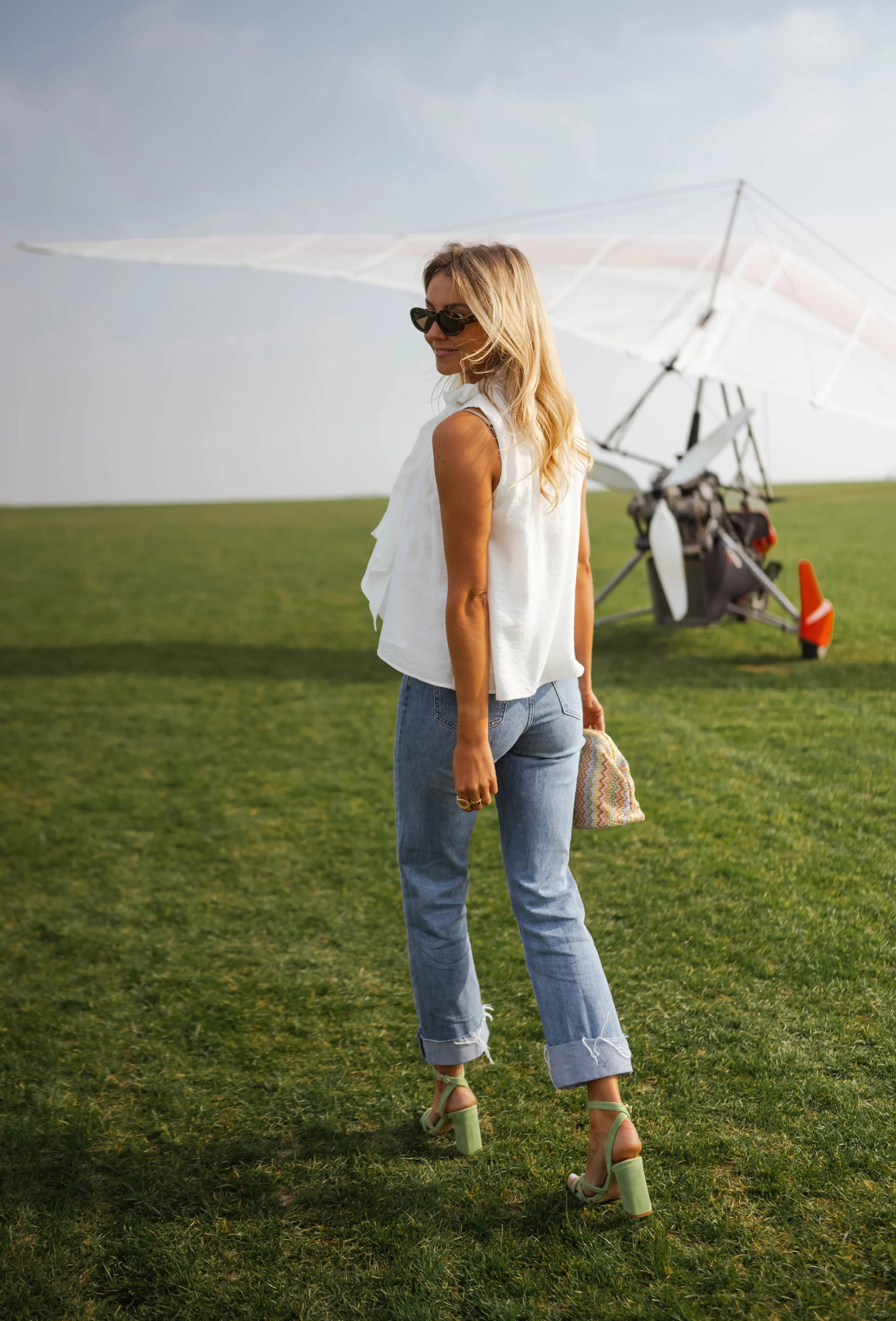 White Tessi Blouse
