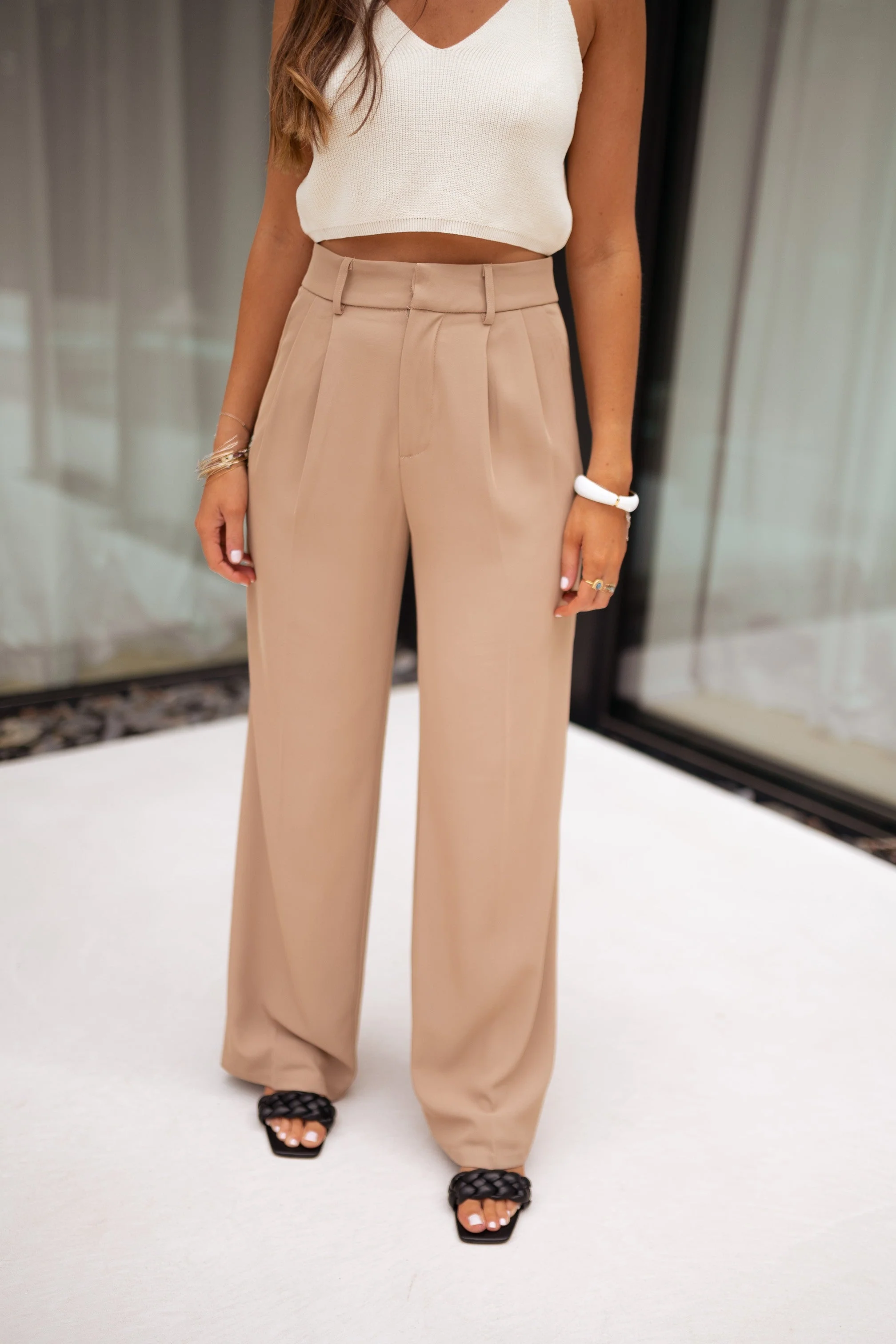 Beige Victor Pants