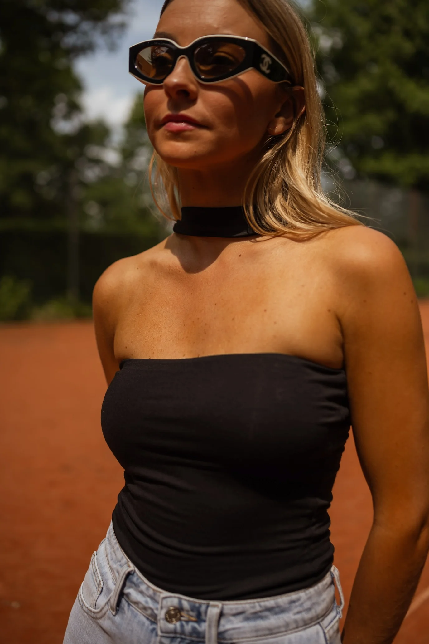 Black Calie Top