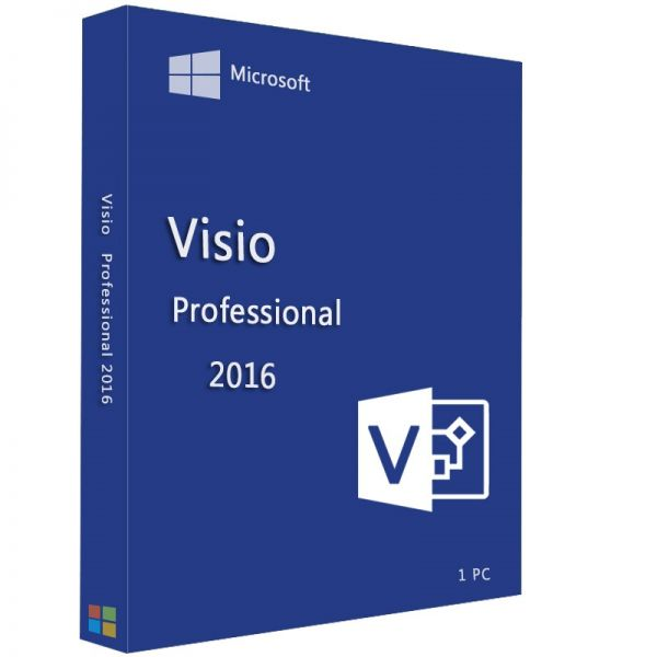 Visio 2016 Pro Retail 5PC