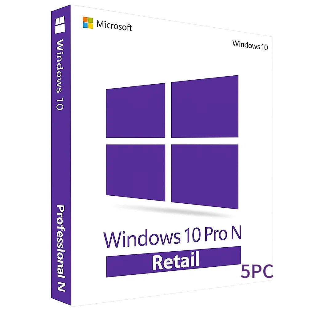 Windows 10 Pro N 5PC For Europe