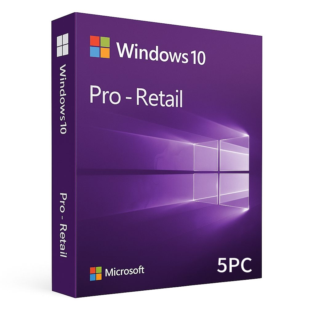 Win 10 Pro  Retail MSDN 5PC