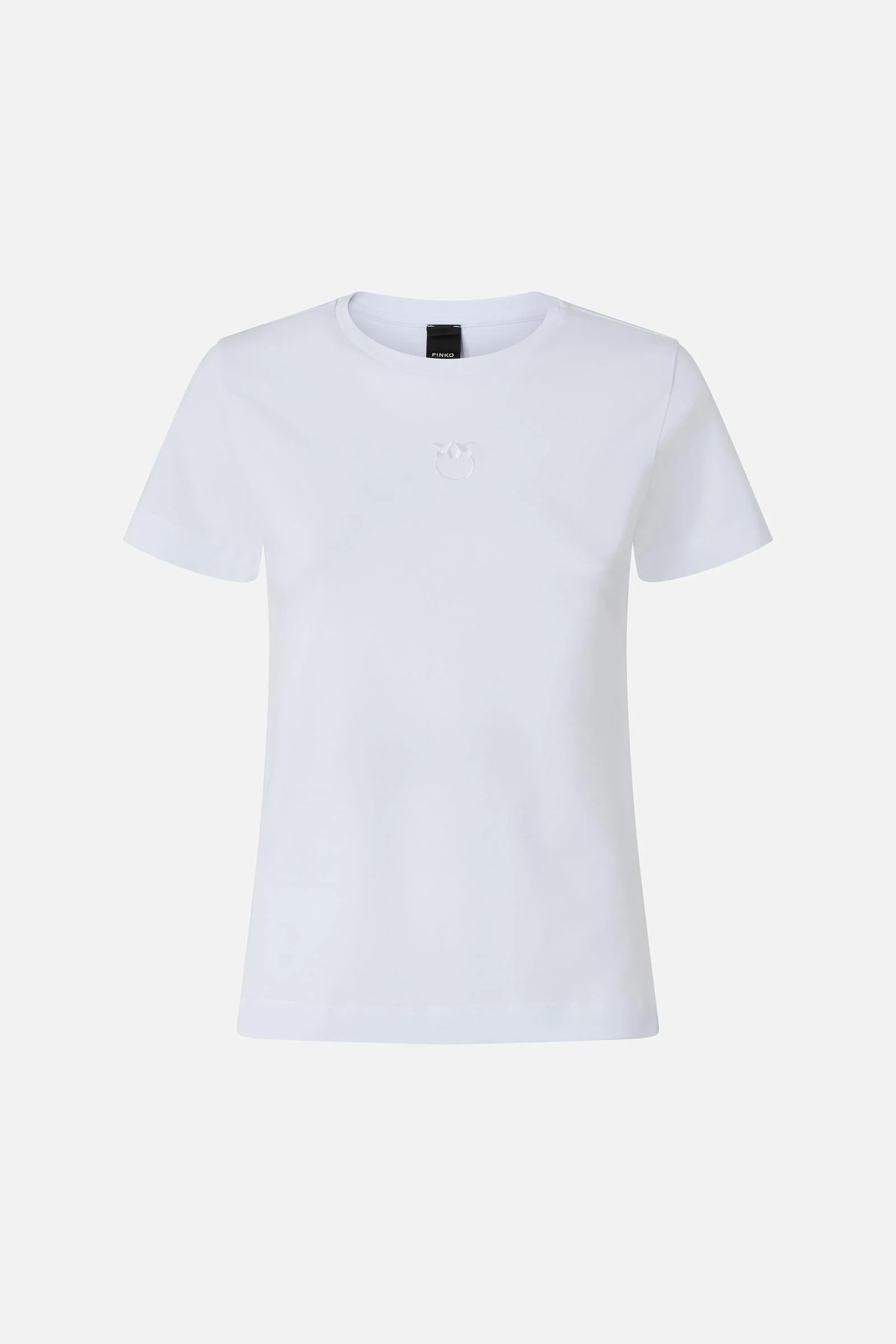 T-shirt con Ricamo Love Birds