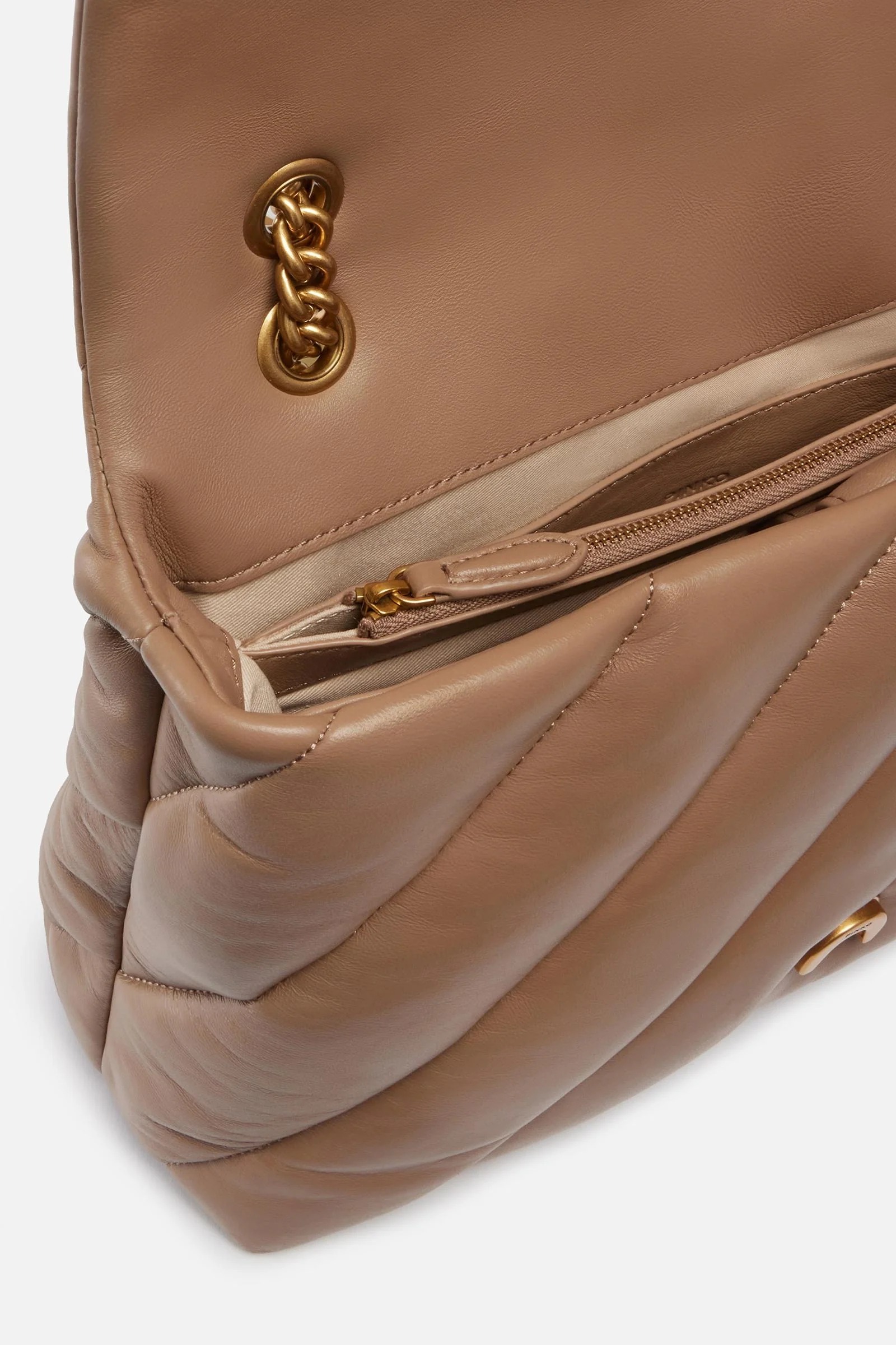 Borsa a Tracolla Love Bag Puff Grande in Nappa Trapuntata