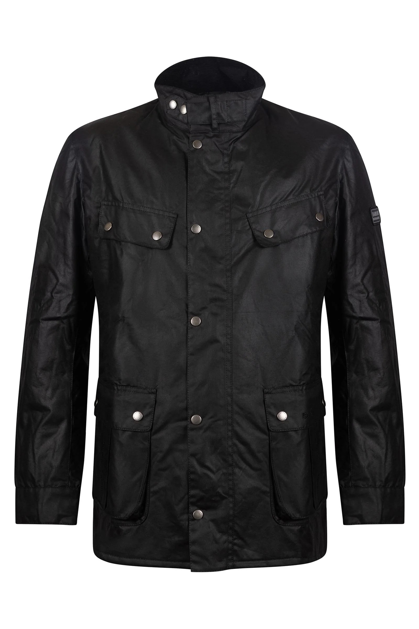 Giacca Cerata Duke Wax Jacket in Nero