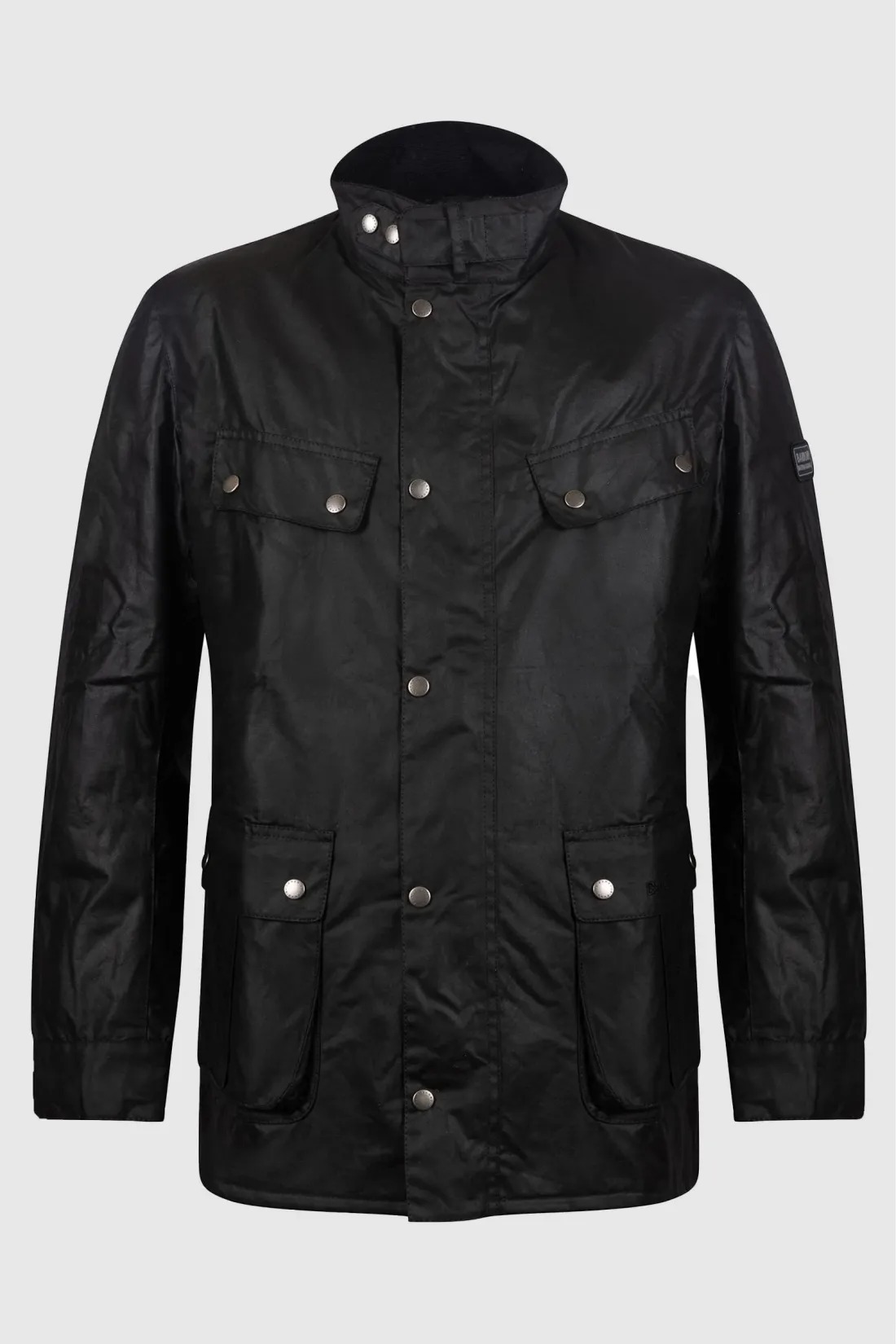 Giacca Cerata Duke Wax Jacket in Nero