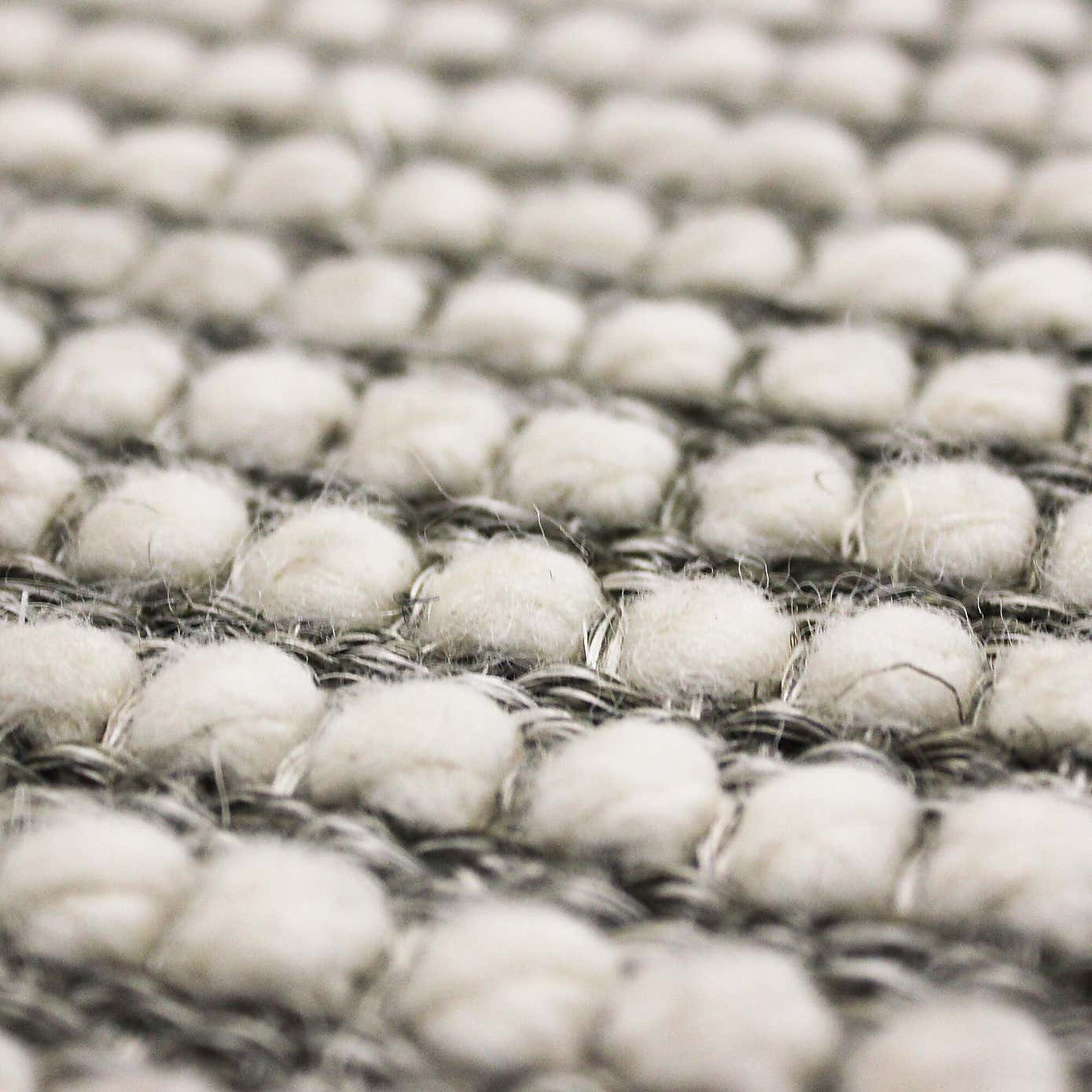 Textured Dot Border Bobble Stair Runner