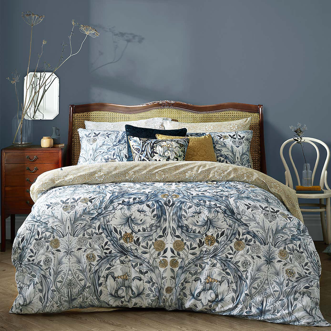 William Morris At Home Mineral Blue Eggshell Paint