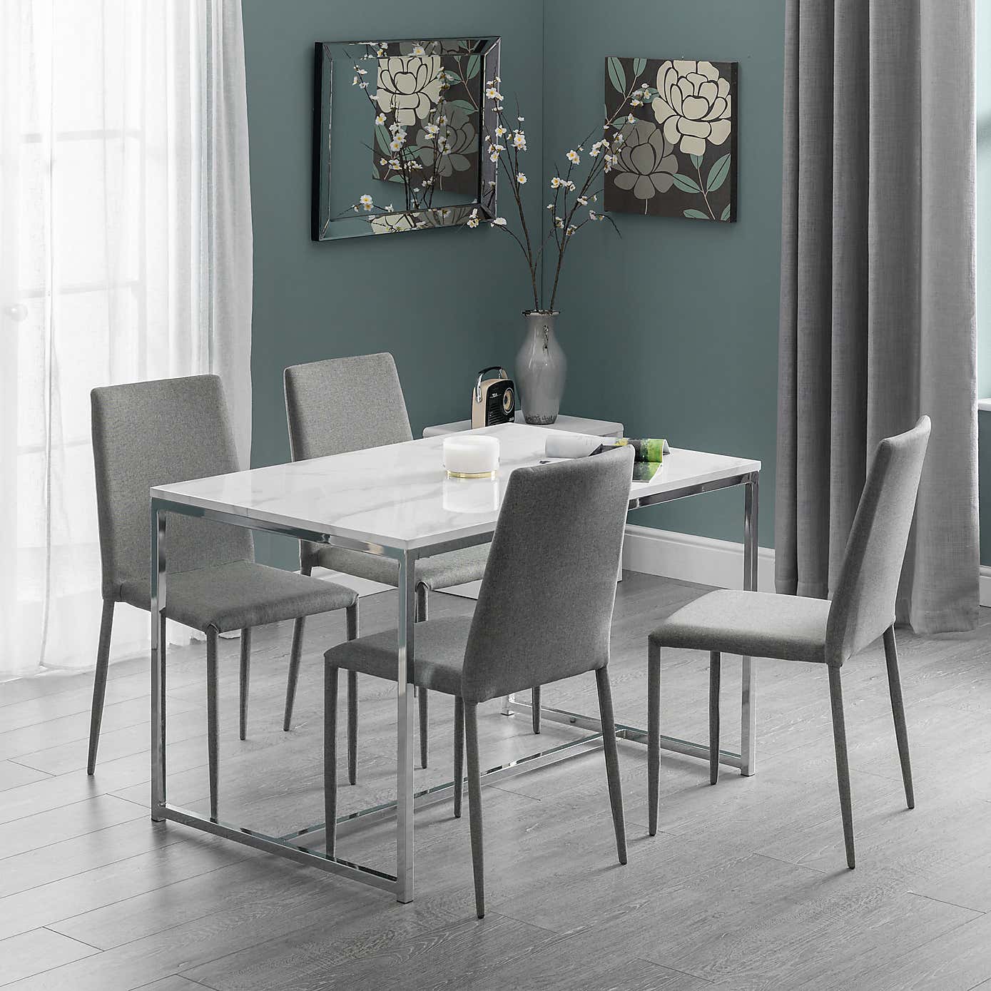 Scala Rectangular Dining Table Gold