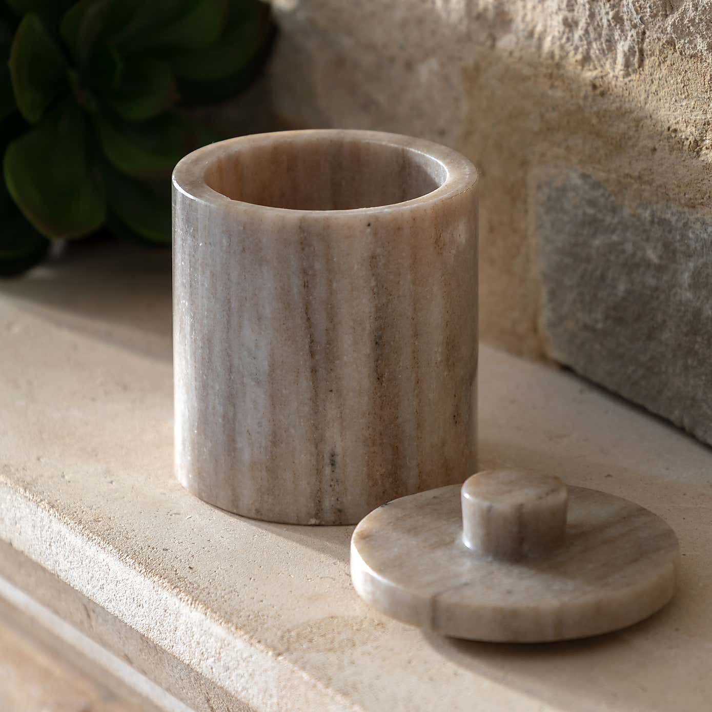 Tarragon Marble Storage Jar