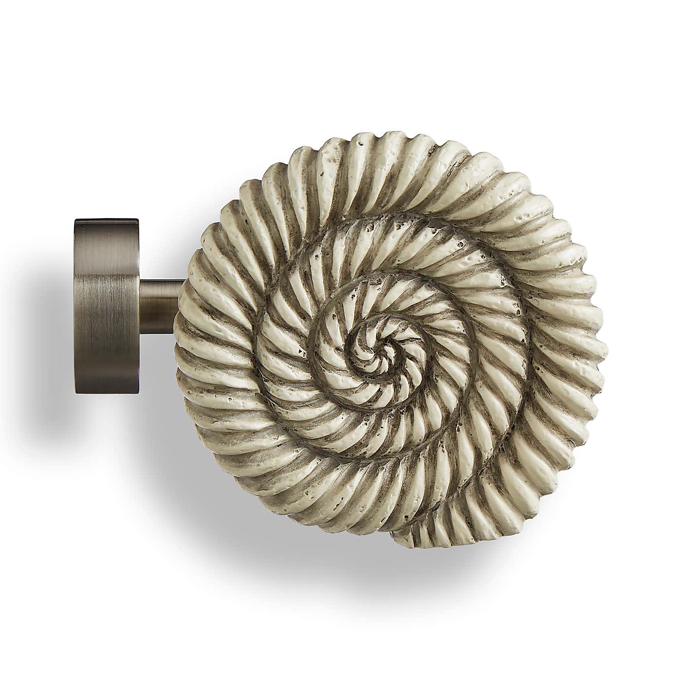 Ammonite Extendable Metal Eyelet Curtain Pole