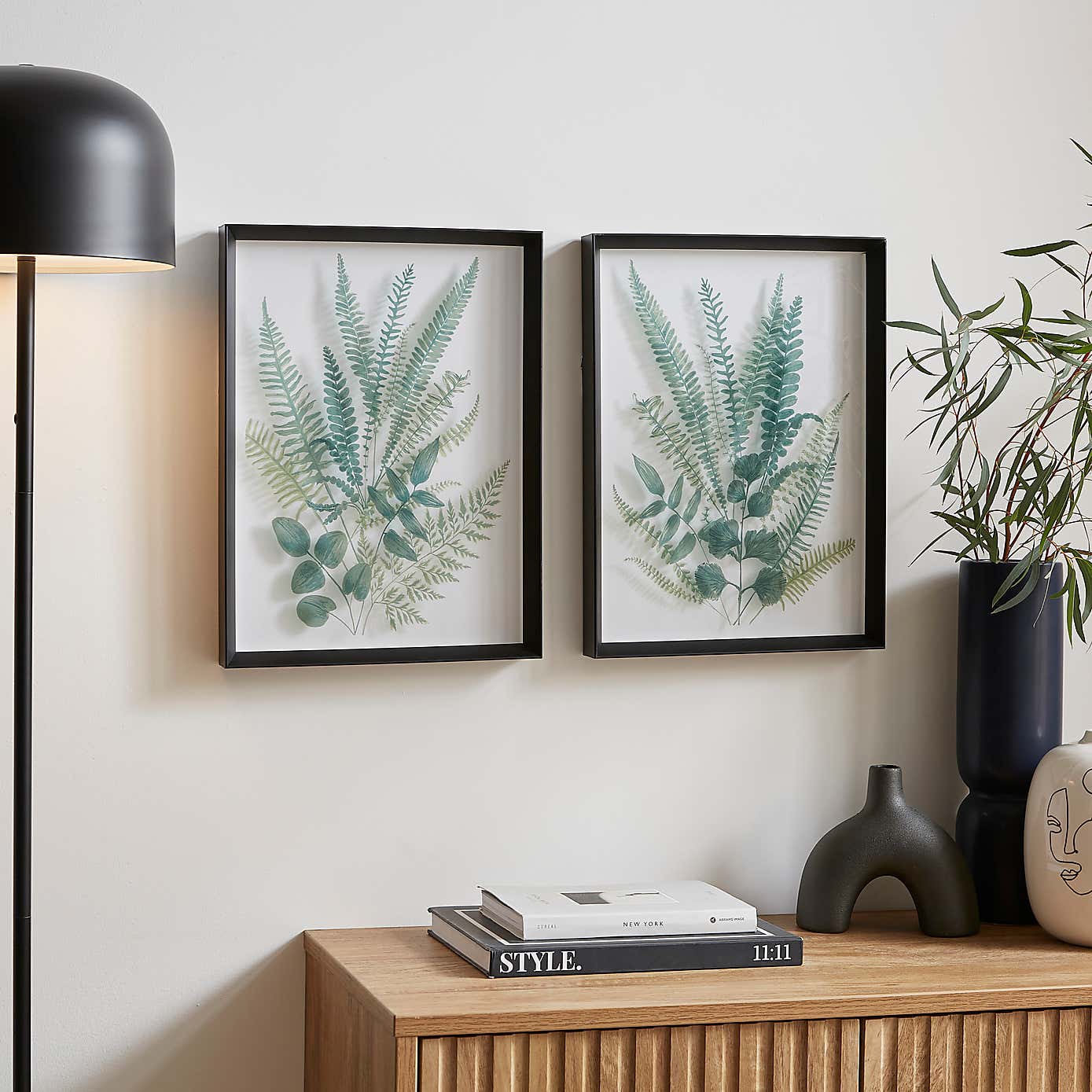 Set of 2 Fern Framed Prints