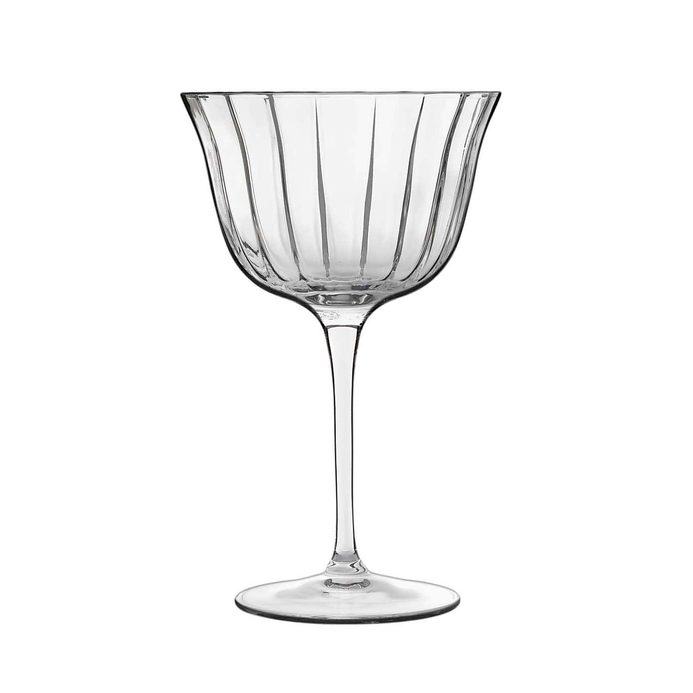 Luigi Bormioli Bach Set of 4 Retro Fizz Flute Glasses