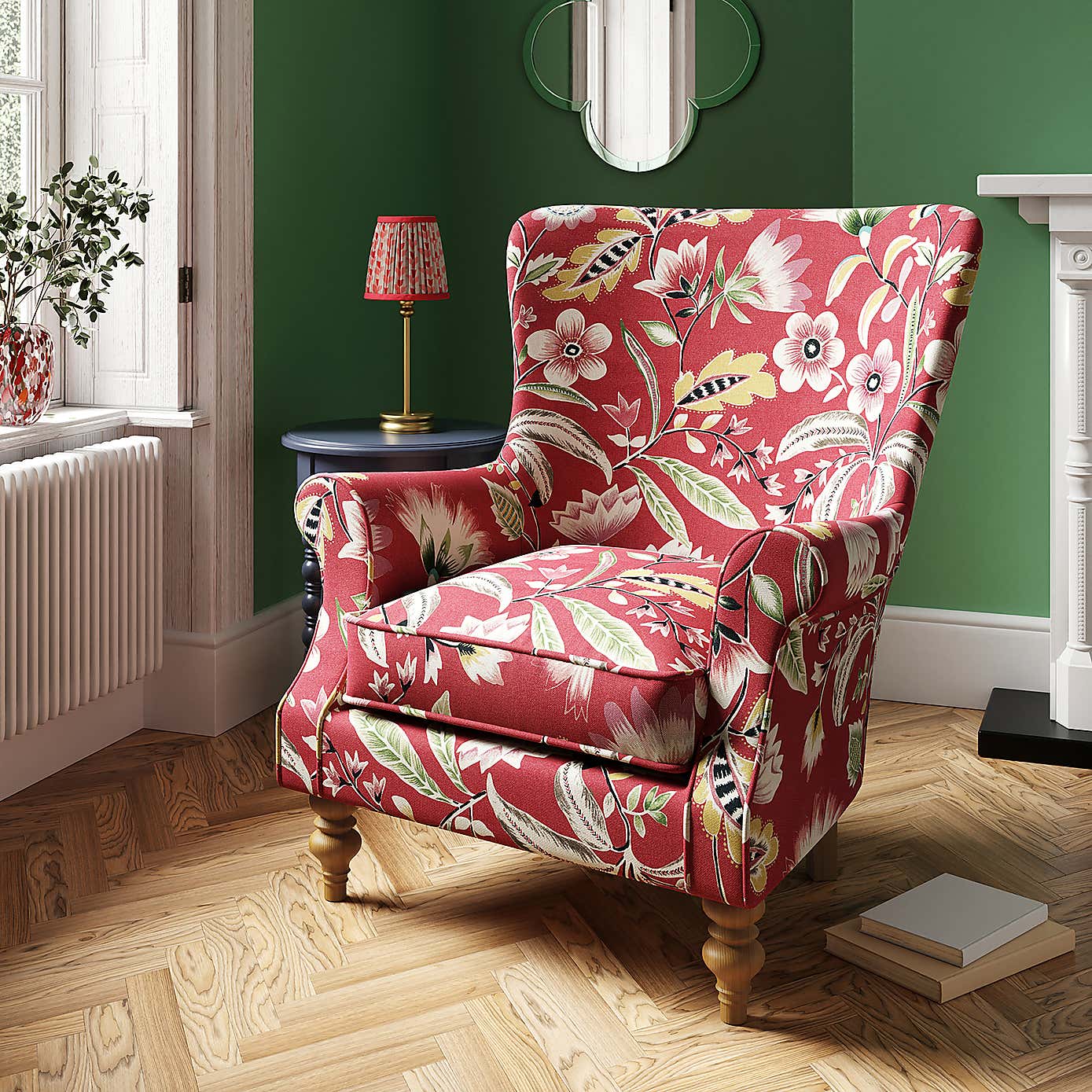 Charbury Joy Floral Print Occasional Armchair
