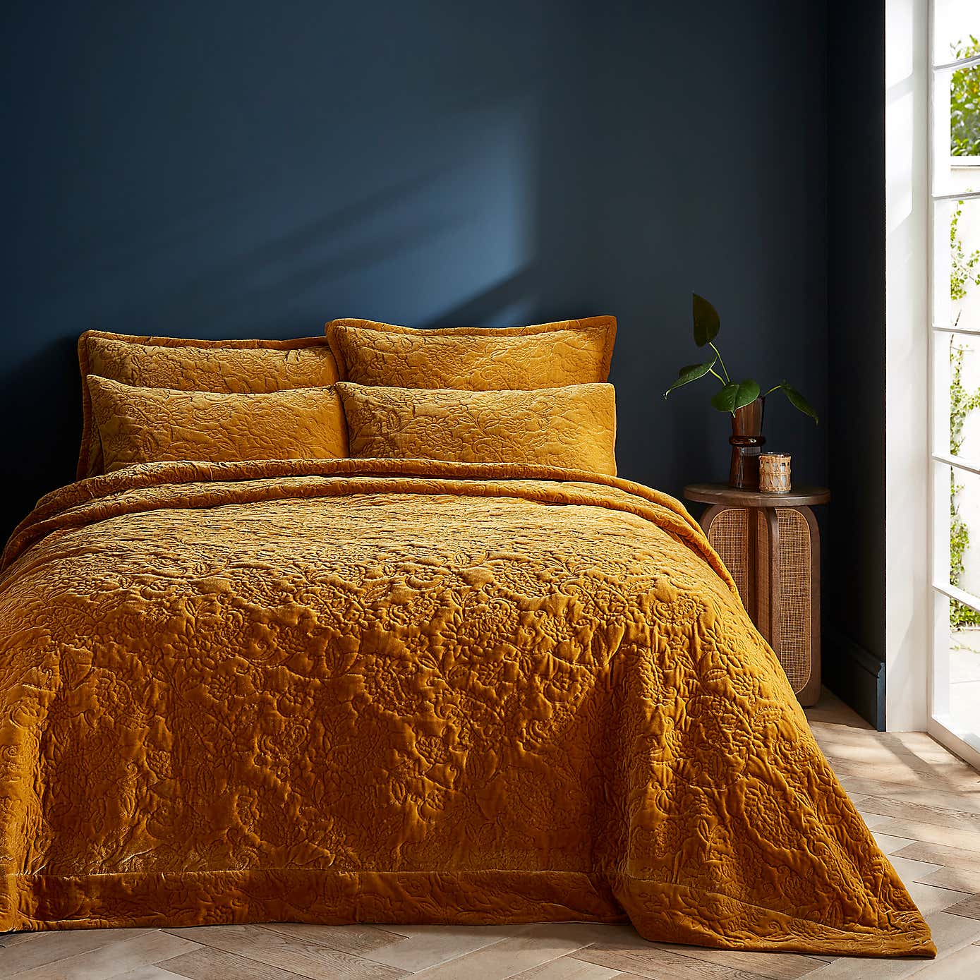 Elisa Floral Amber Oxford Pillowcase