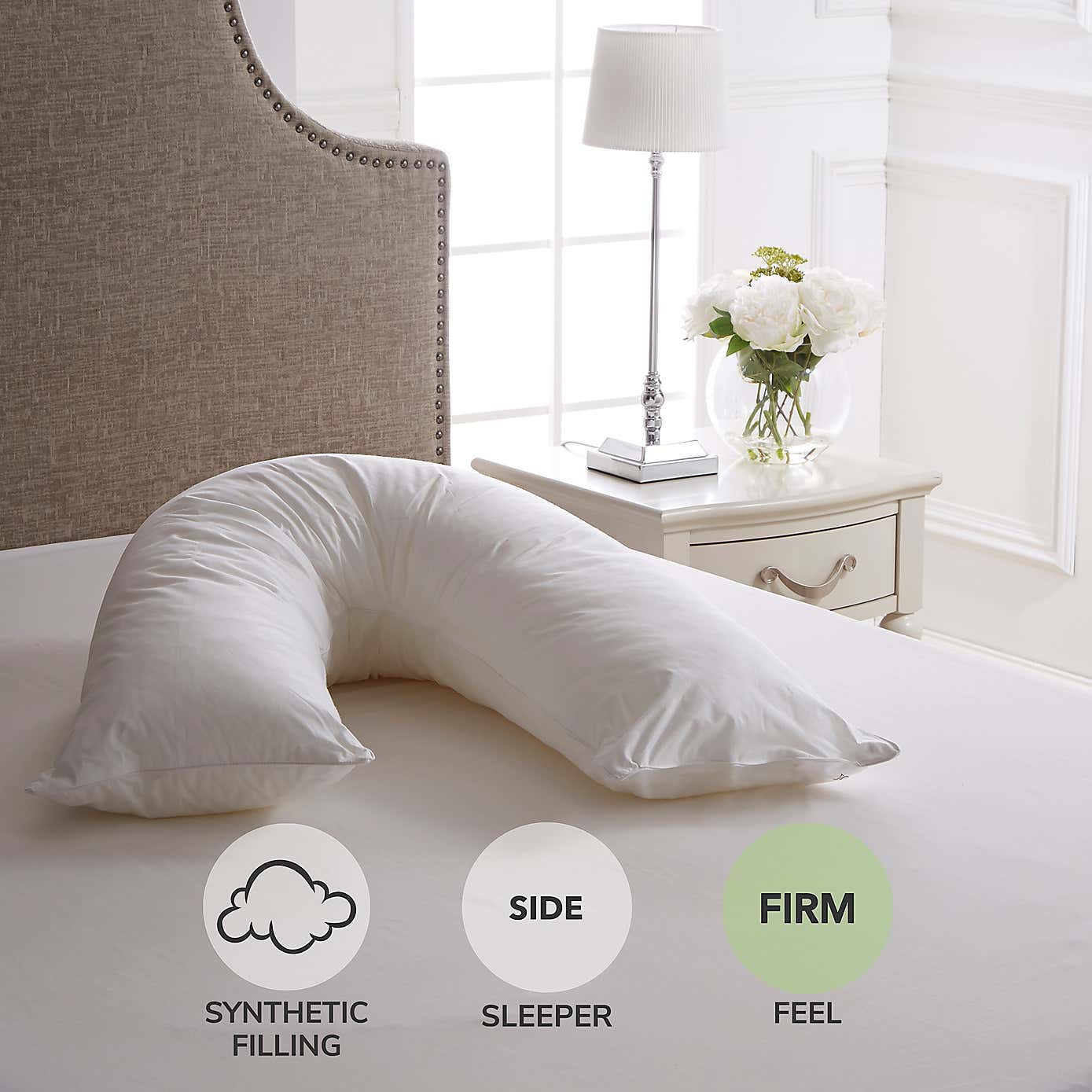 Dorma Full Forever Anti-Allergy V-Shape Pillow
