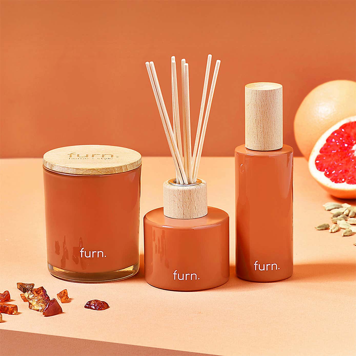 furn. Wildings Amber & Musk Fragrance Gift Set