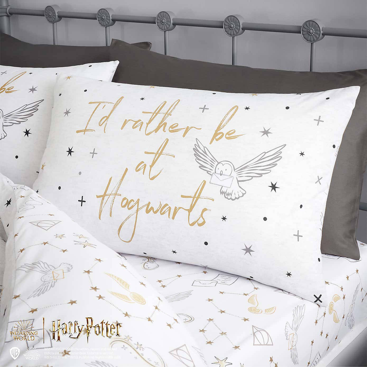 Harry Potter Hogwarts Duvet Cover and Pillowcase Set