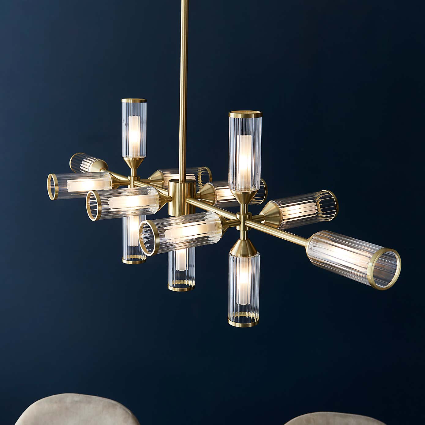 Vogue Bailey Art Deco 13 Light Adjustable Ceiling Light