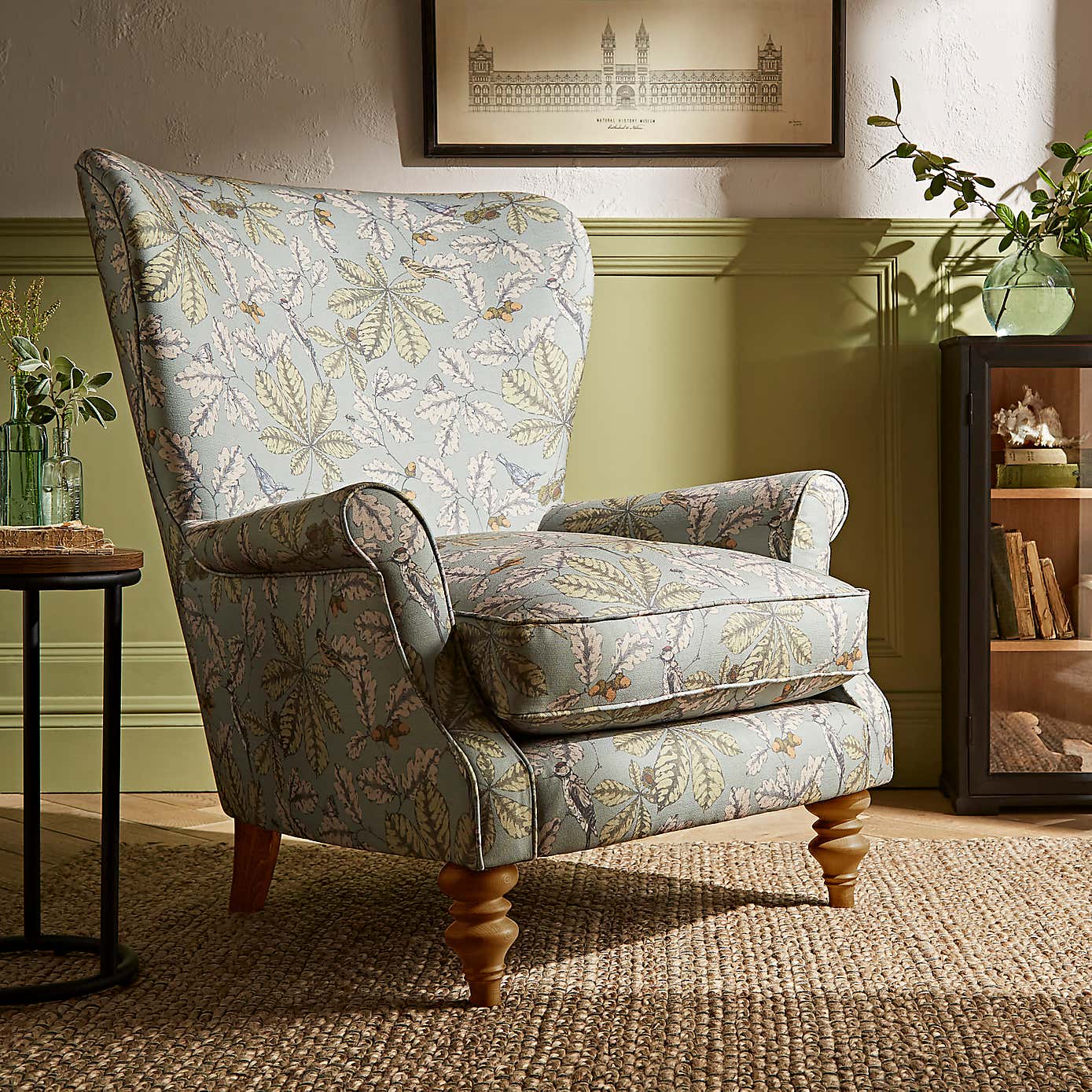 Charlbury Wing Chair Arboretum Print