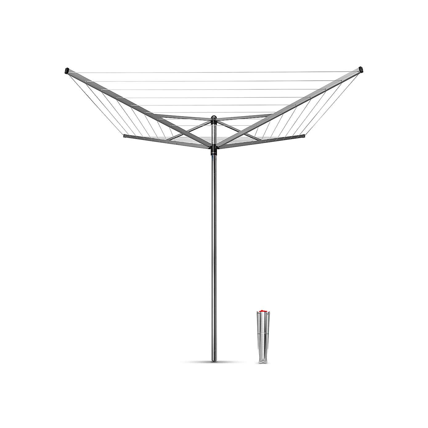 Brabantia 50 Metre 4 Arm Top Spinner Rotary Washing Line