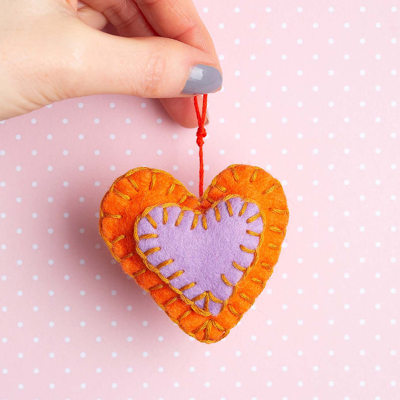 Wool Couture Handful of Hearts Felt Craft Kit
