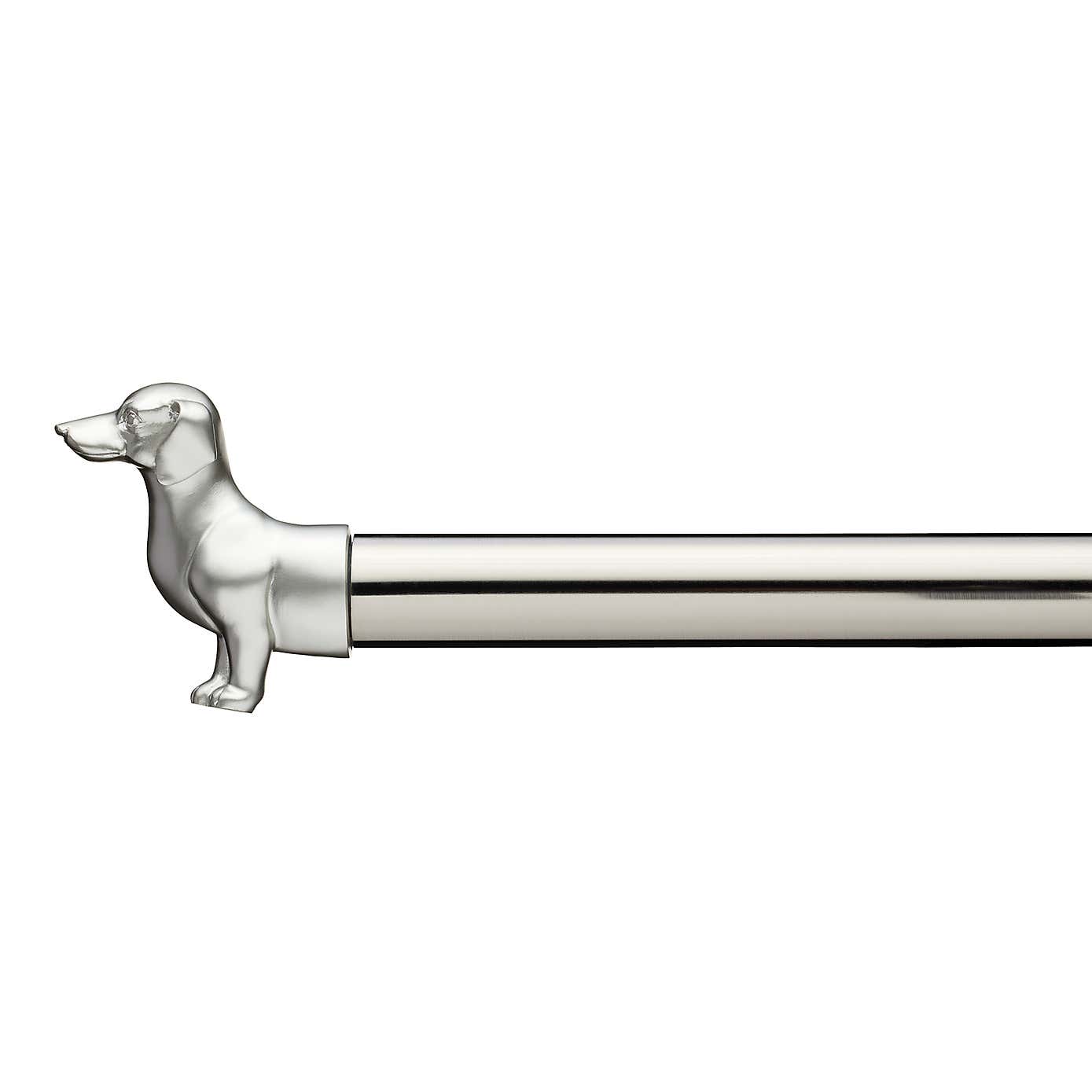 Bertie Dog Extendable Metal Eyelet Curtain Pole