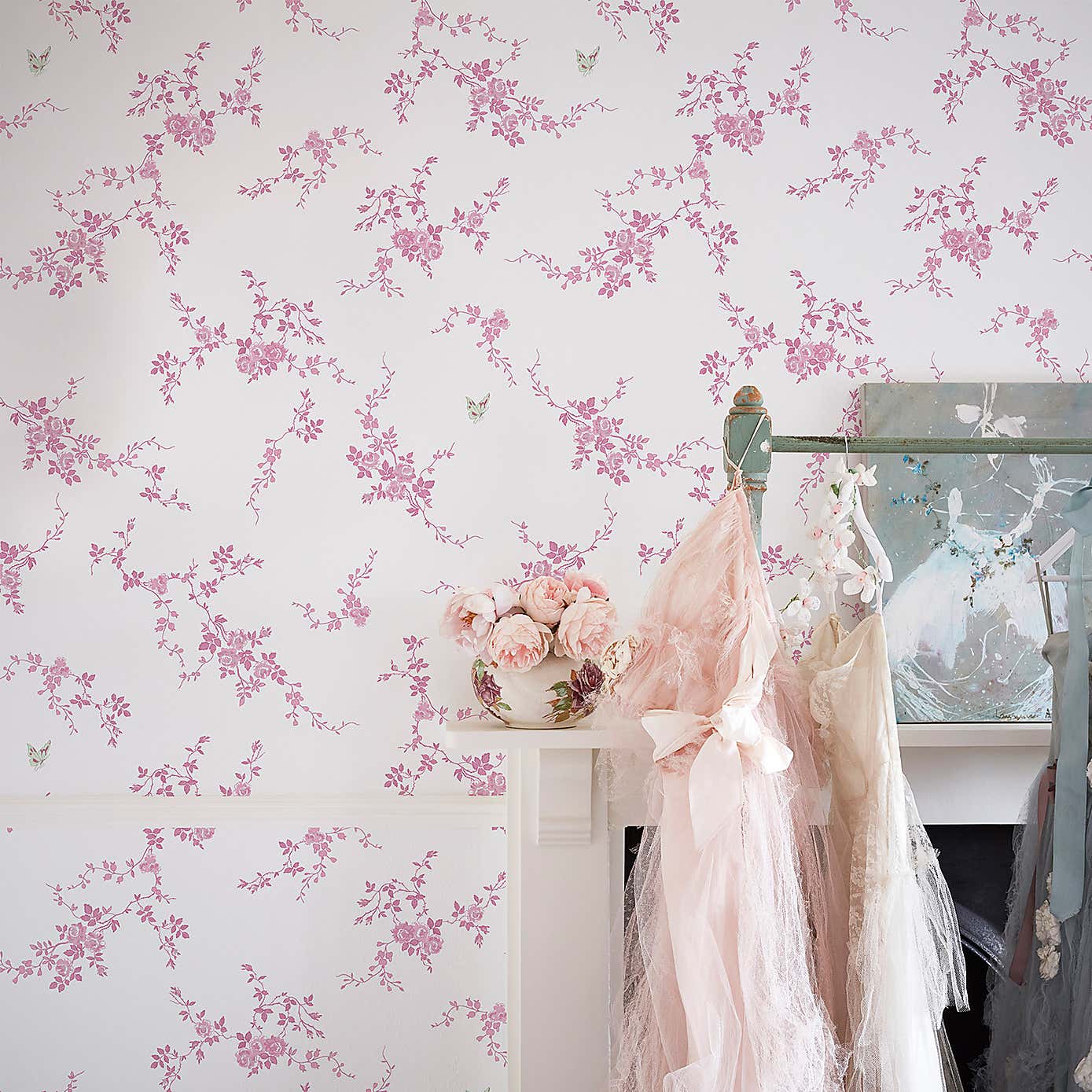 Rachel Ashwell Butterflies Wallpaper