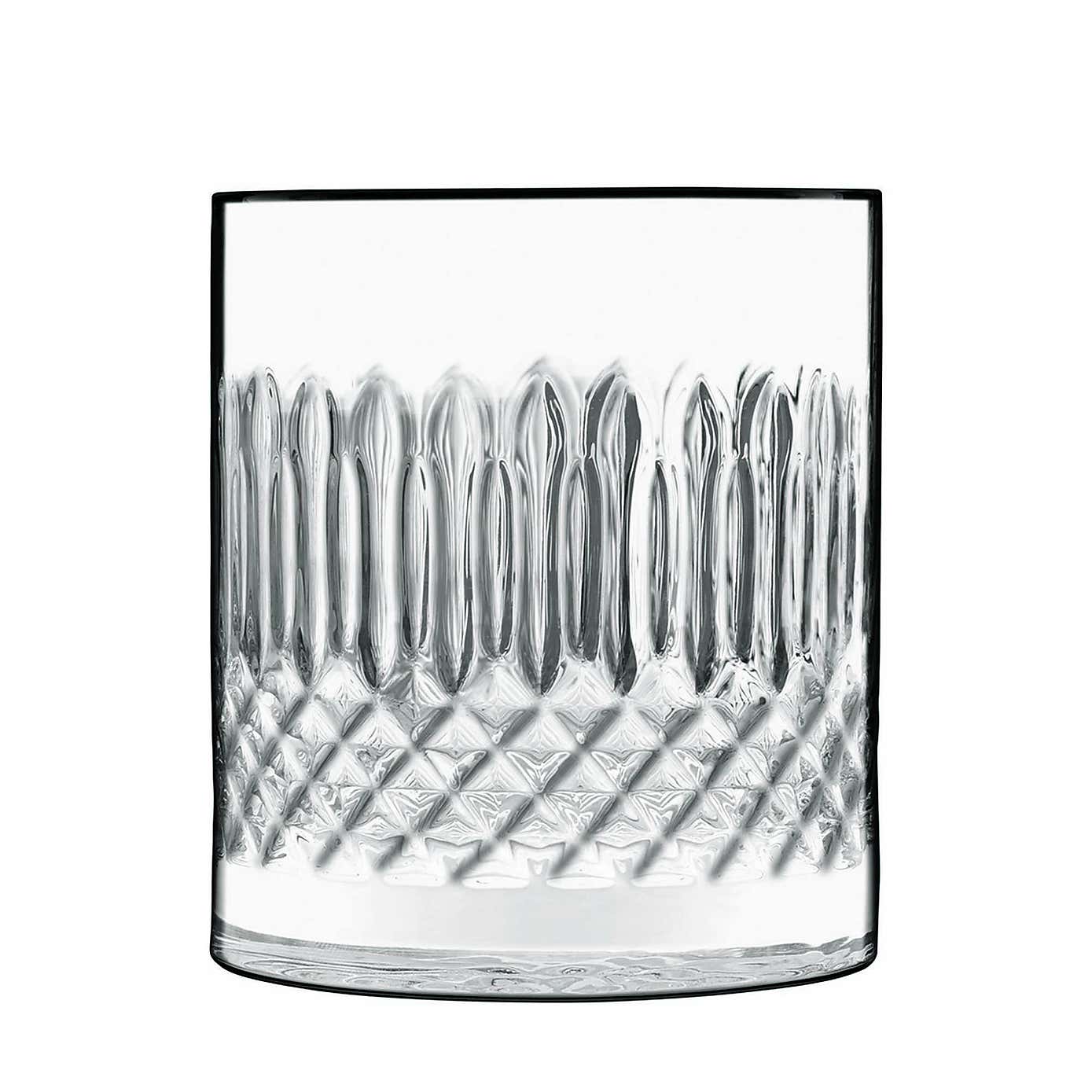 Luigi Bormioli Set of 4 Diamante Cocktail Glasses
