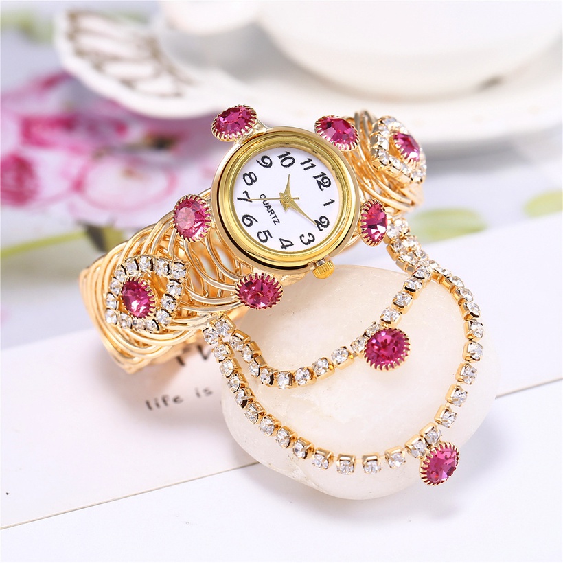 Fashion Bracelet Watch Diamond Water Drop Tassel Quartz Watch