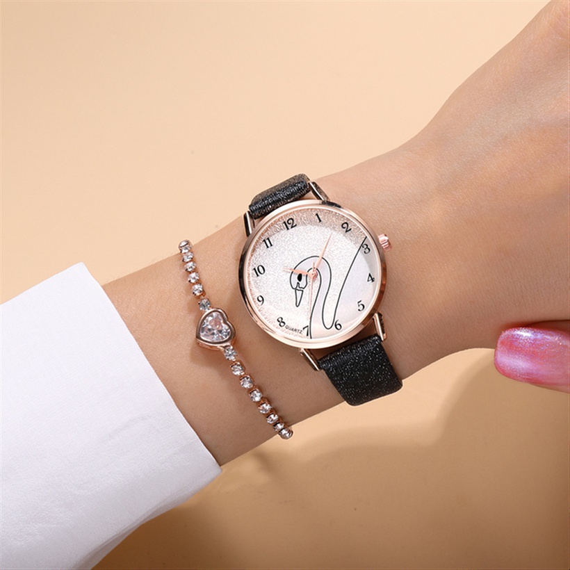 Fashion Simple New Face Quartz Thin Belt Casual Wrist Watch