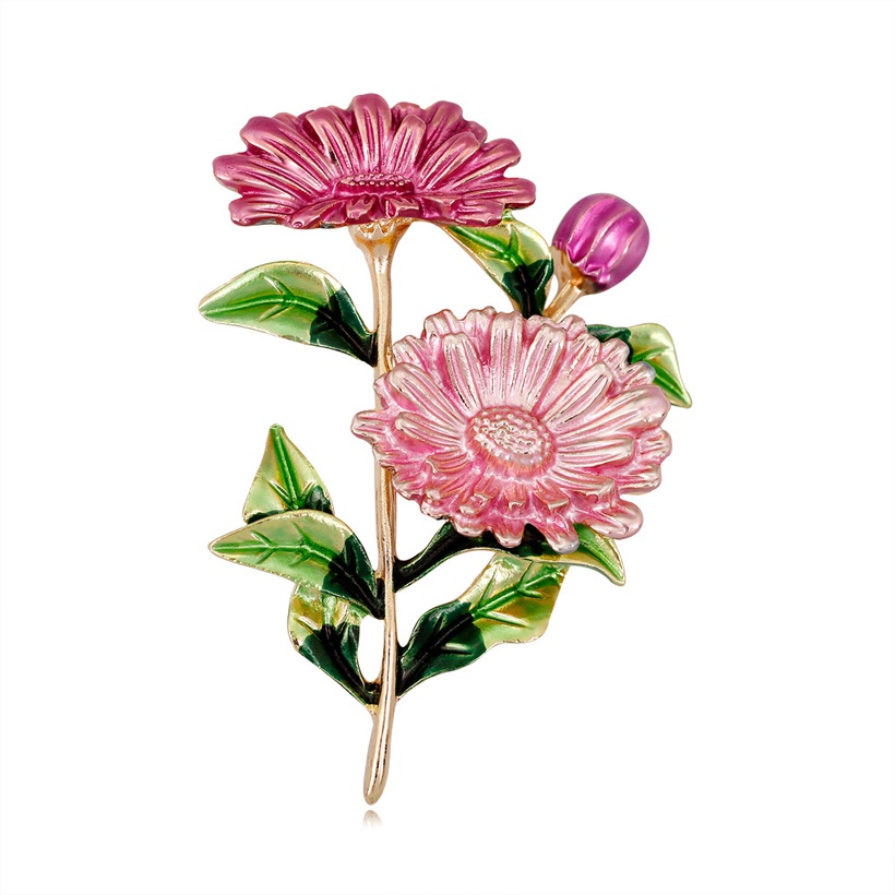 Alloy Korea Flowers Brooch